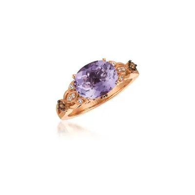 14K R/G RING 0.18 DIA 2.05 AM |H|