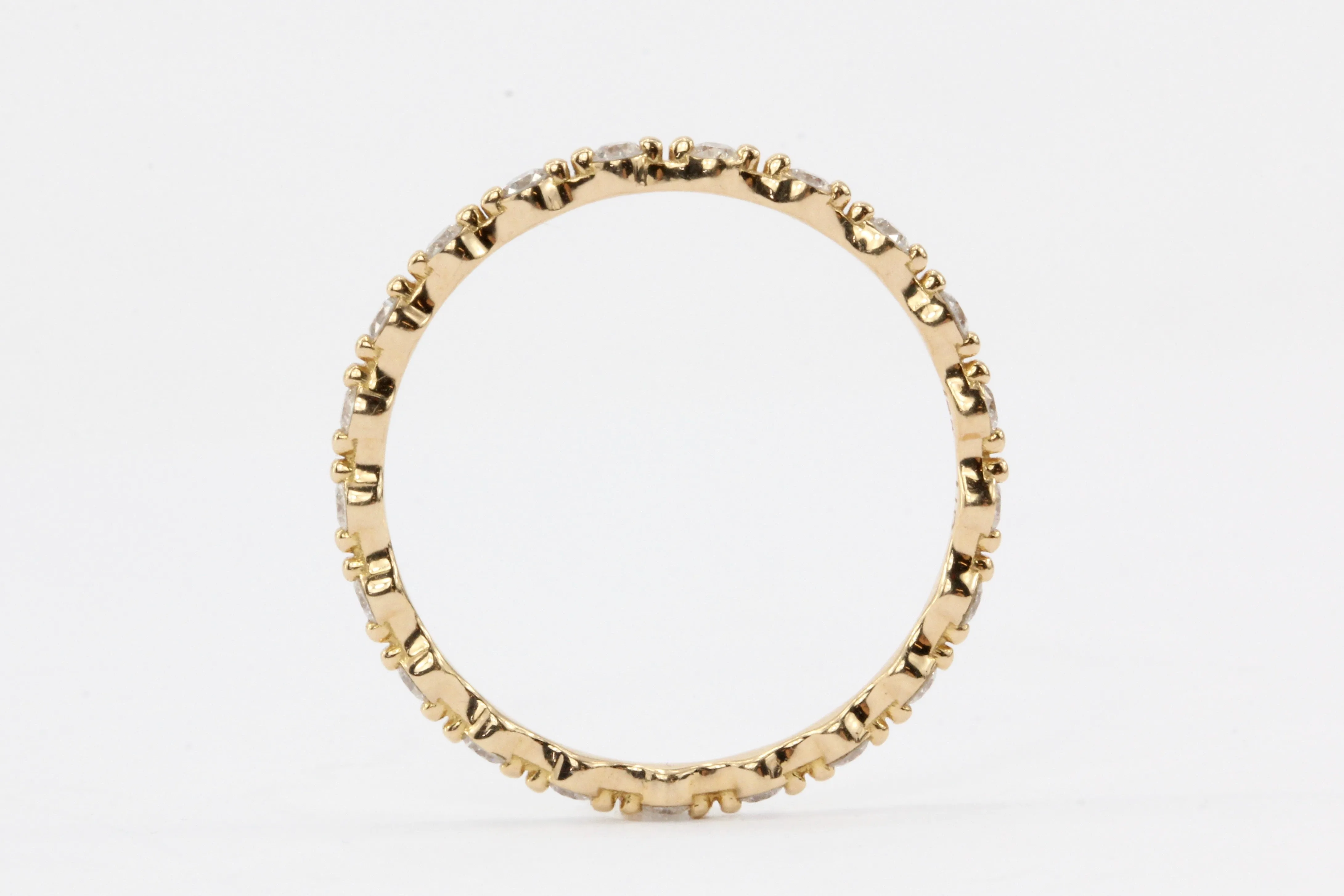 18K Rose Gold .35 CTW Eternity Band