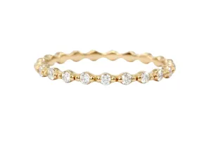 18K Rose Gold .35 CTW Eternity Band