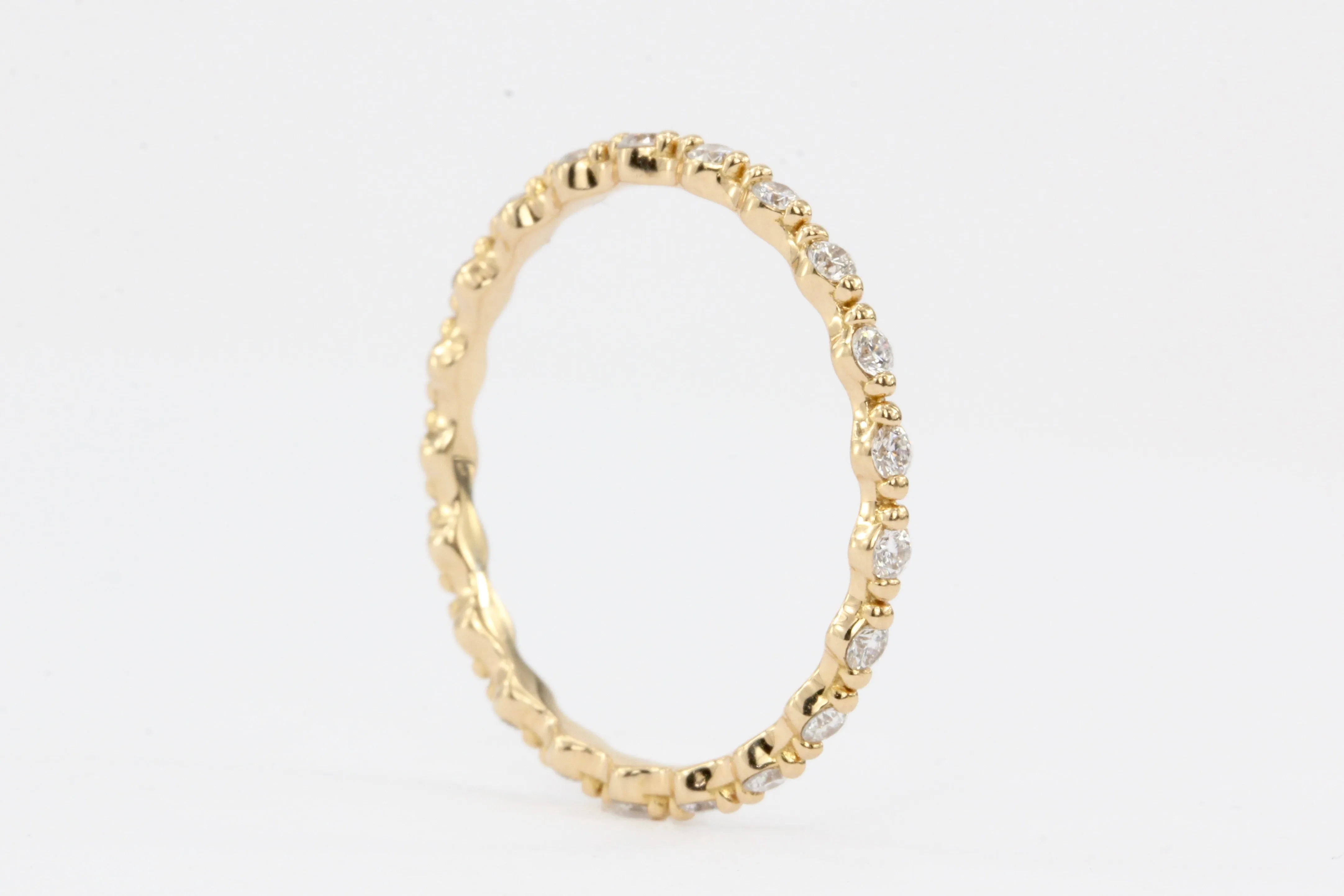 18K Rose Gold .35 CTW Eternity Band