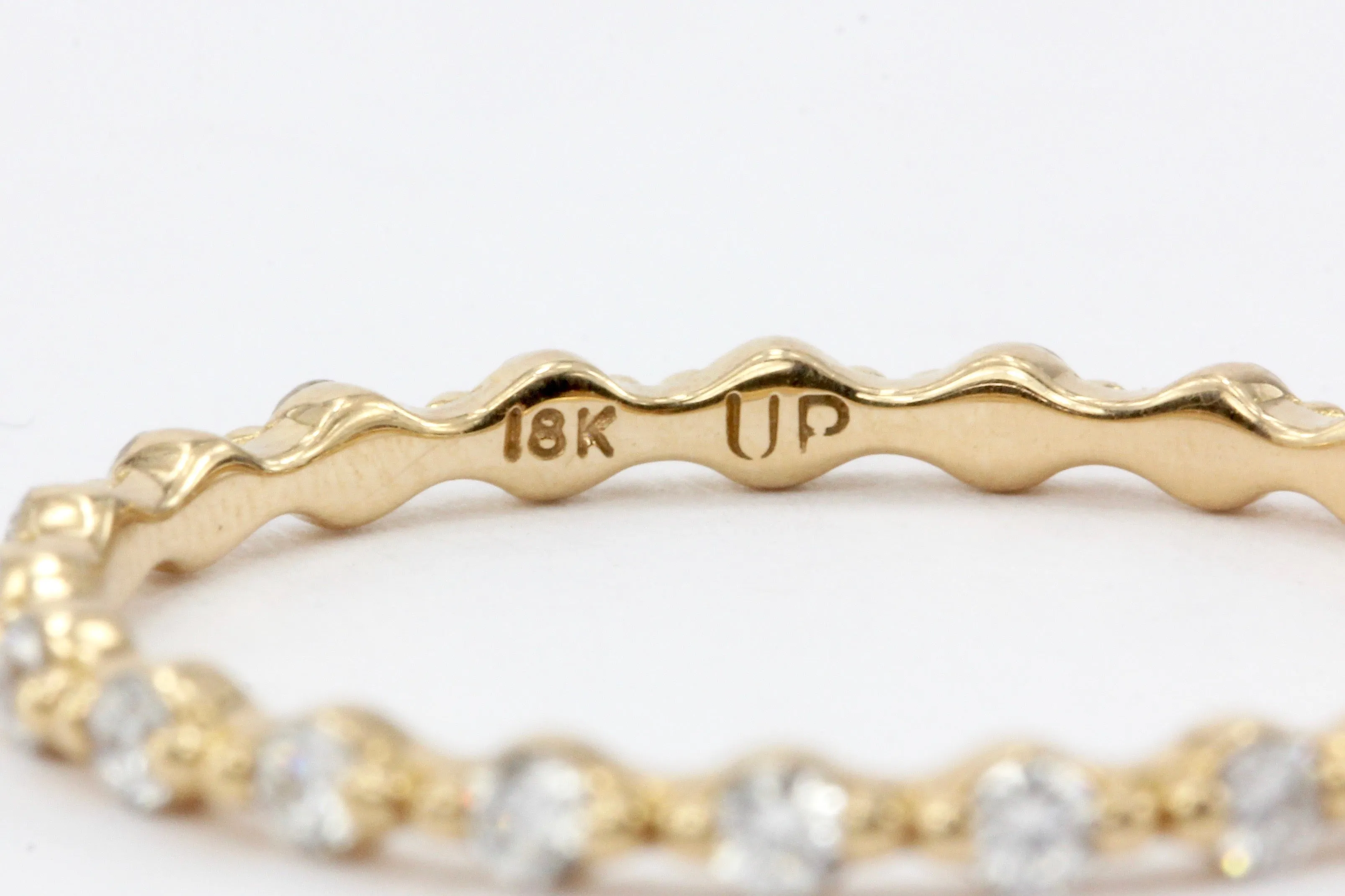 18K Rose Gold .35 CTW Eternity Band