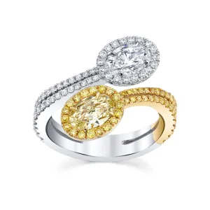 2.29  Carat Oval Bypass Ring