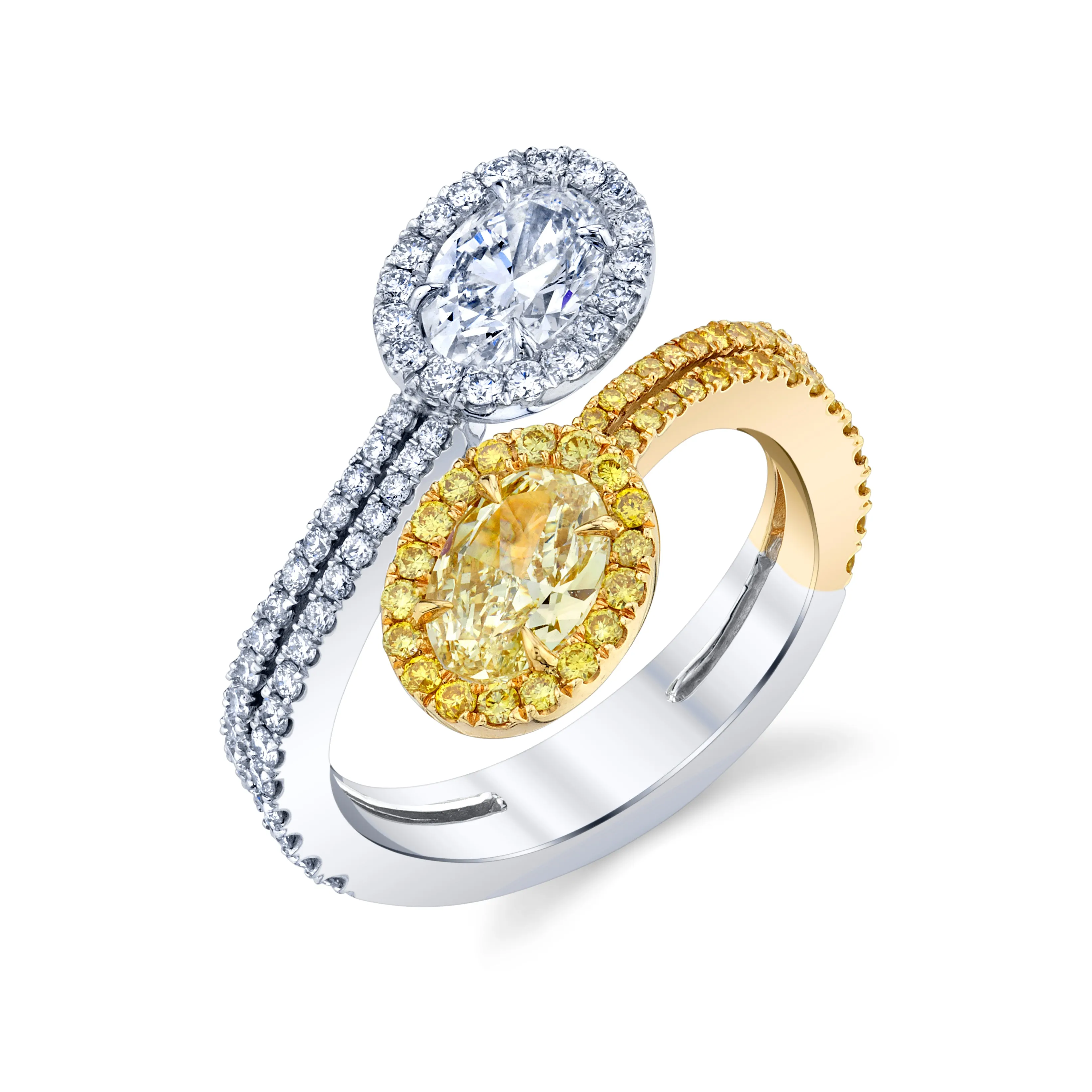 2.29  Carat Oval Bypass Ring