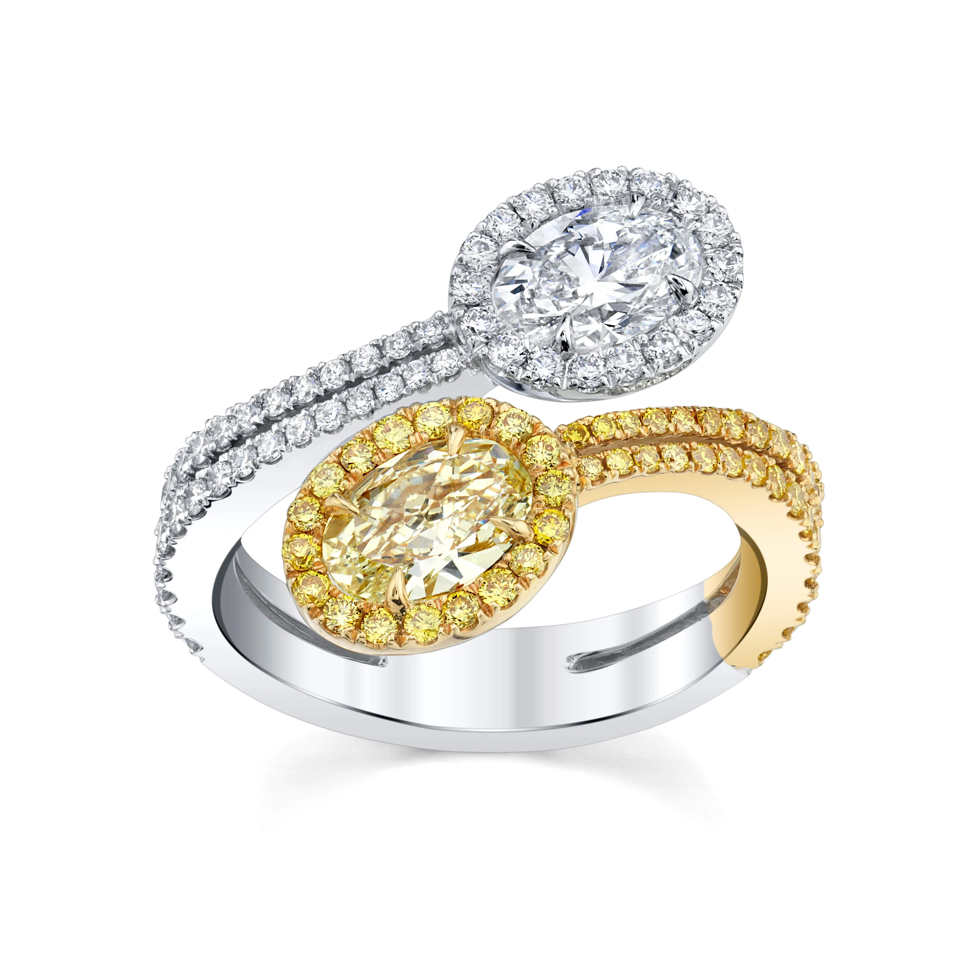 2.29  Carat Oval Bypass Ring
