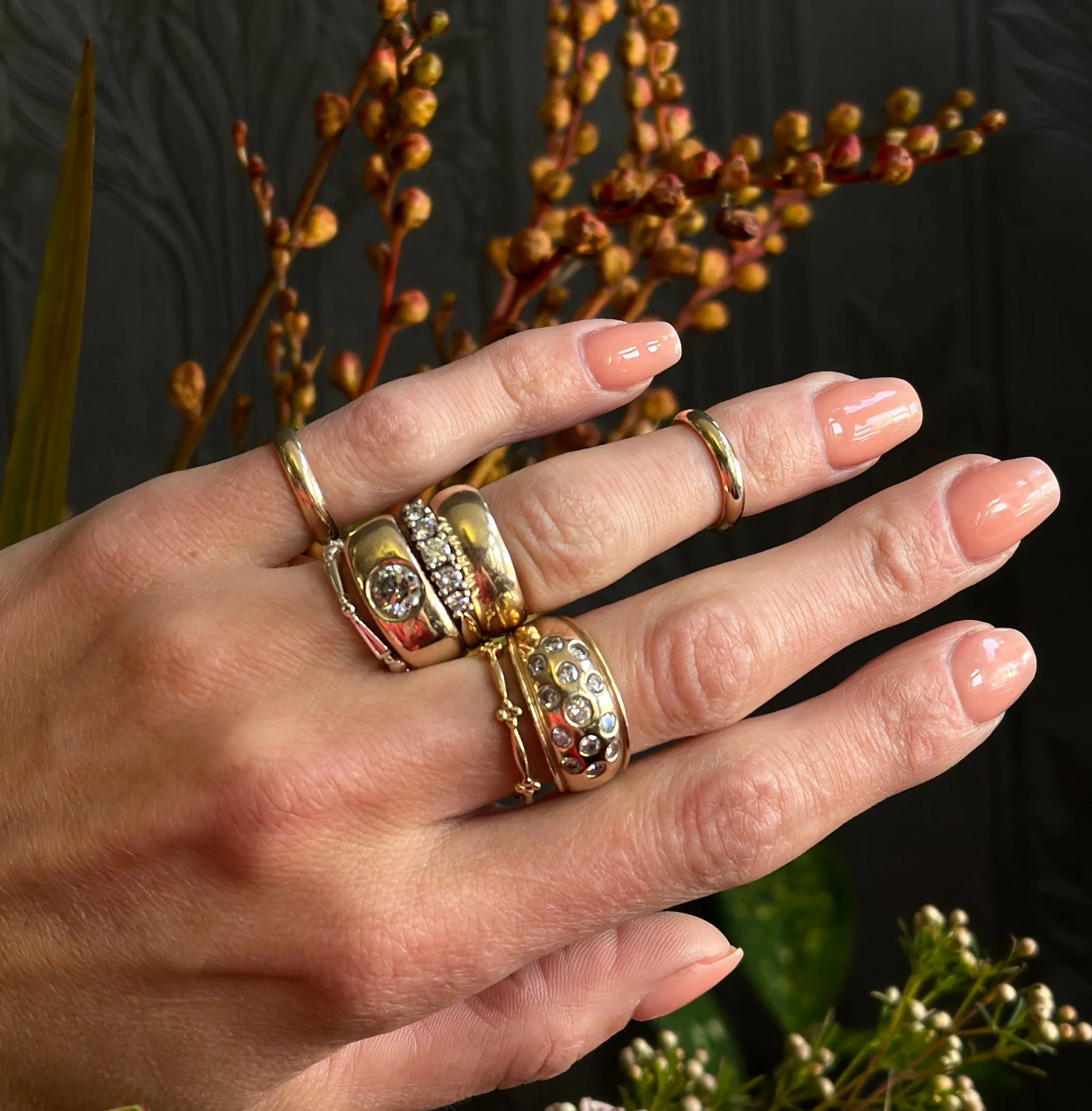 Adjustable Gold Fill Midi Ring