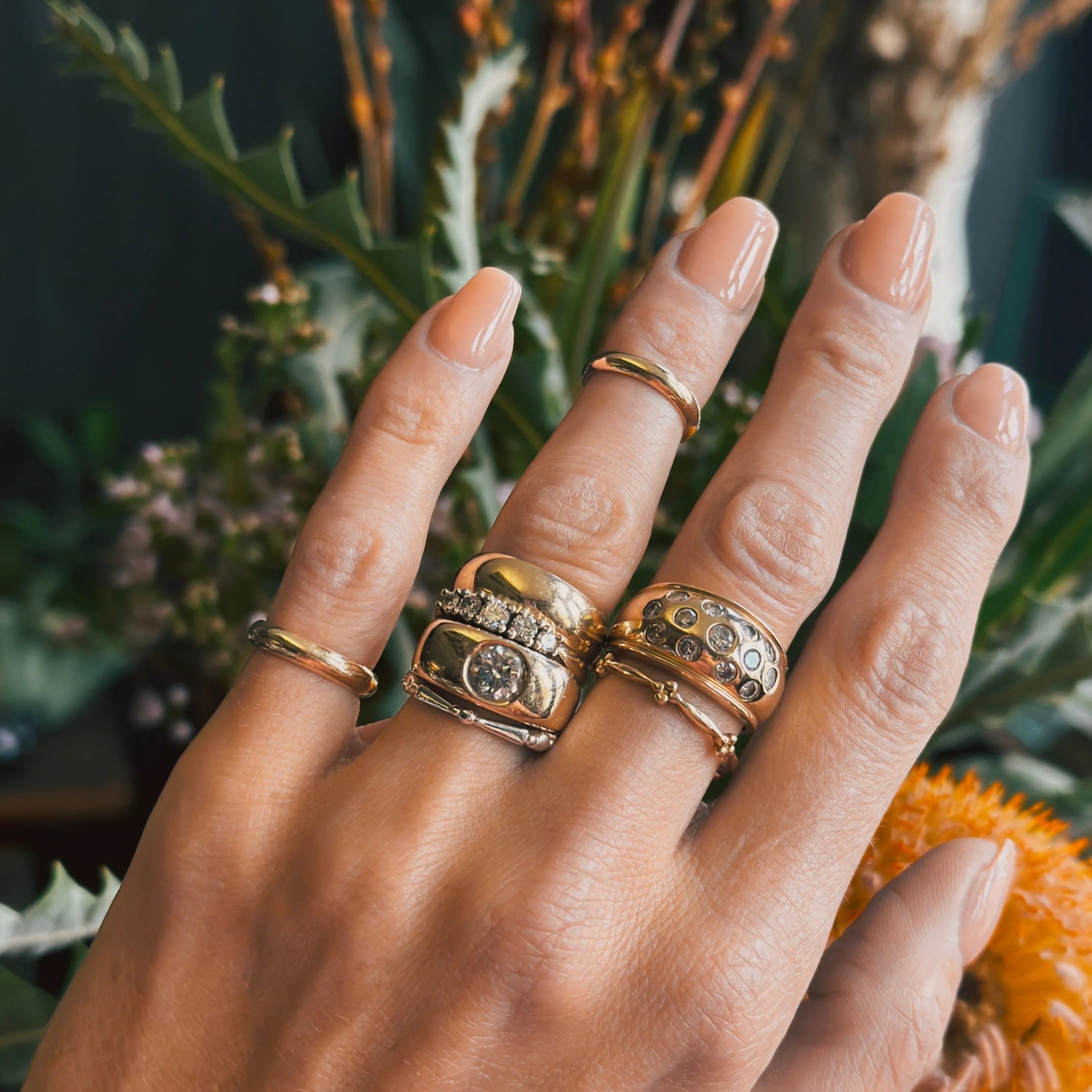 Adjustable Gold Fill Midi Ring