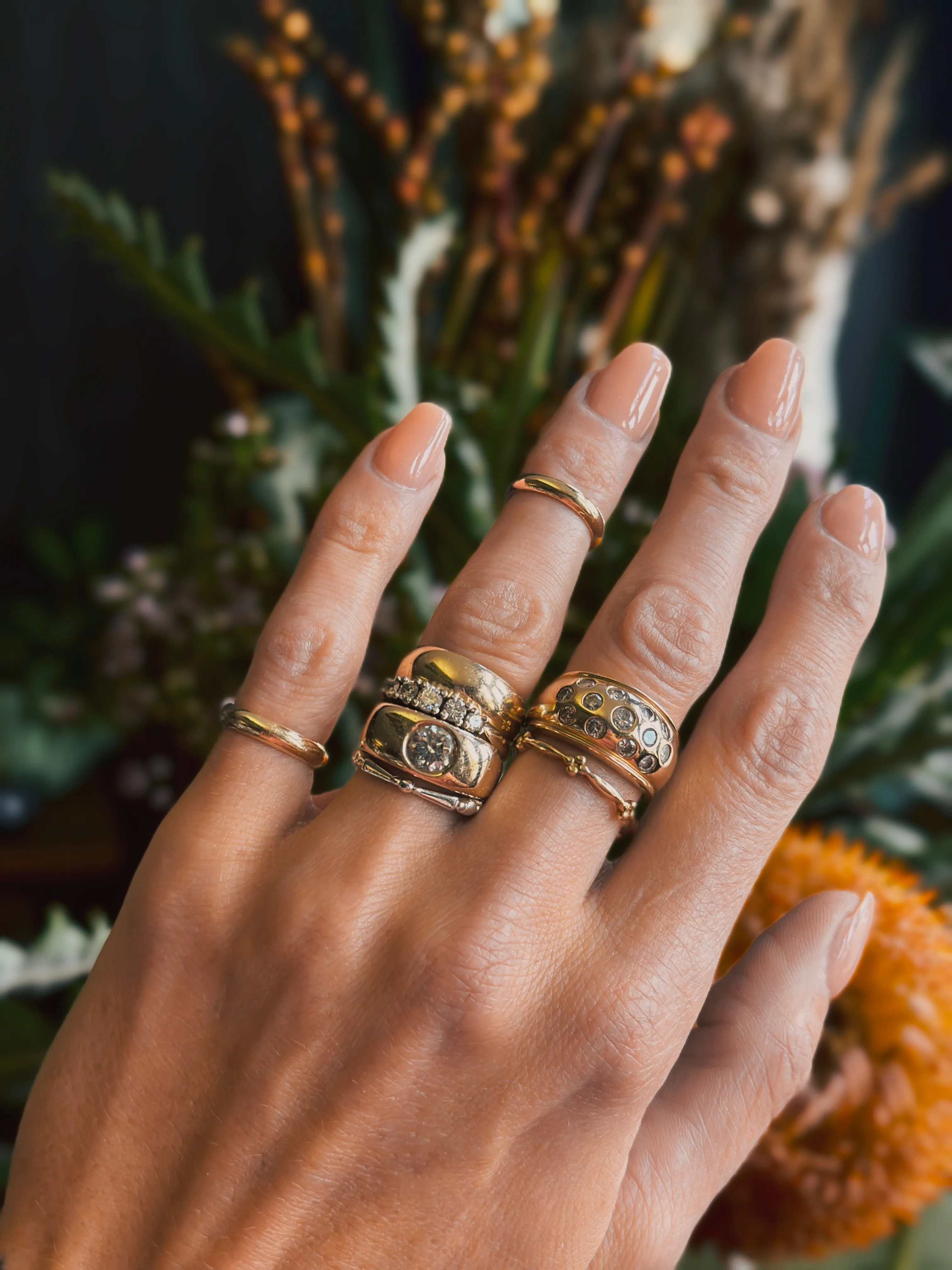 Adjustable Gold Fill Midi Ring