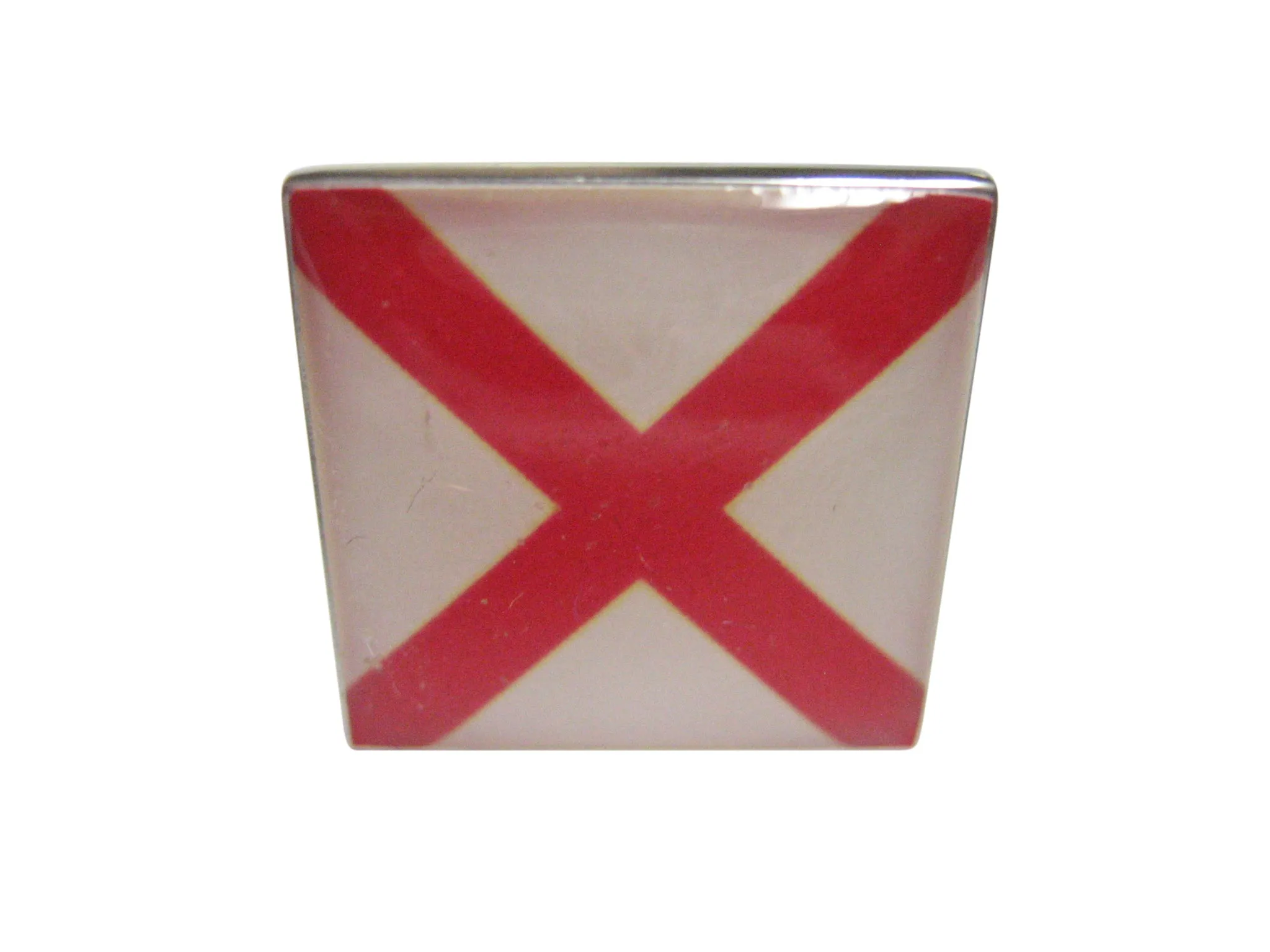 Alabama State Flag Adjustable Size Fashion Ring