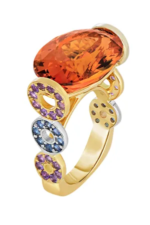 Alice K Citrine Ring