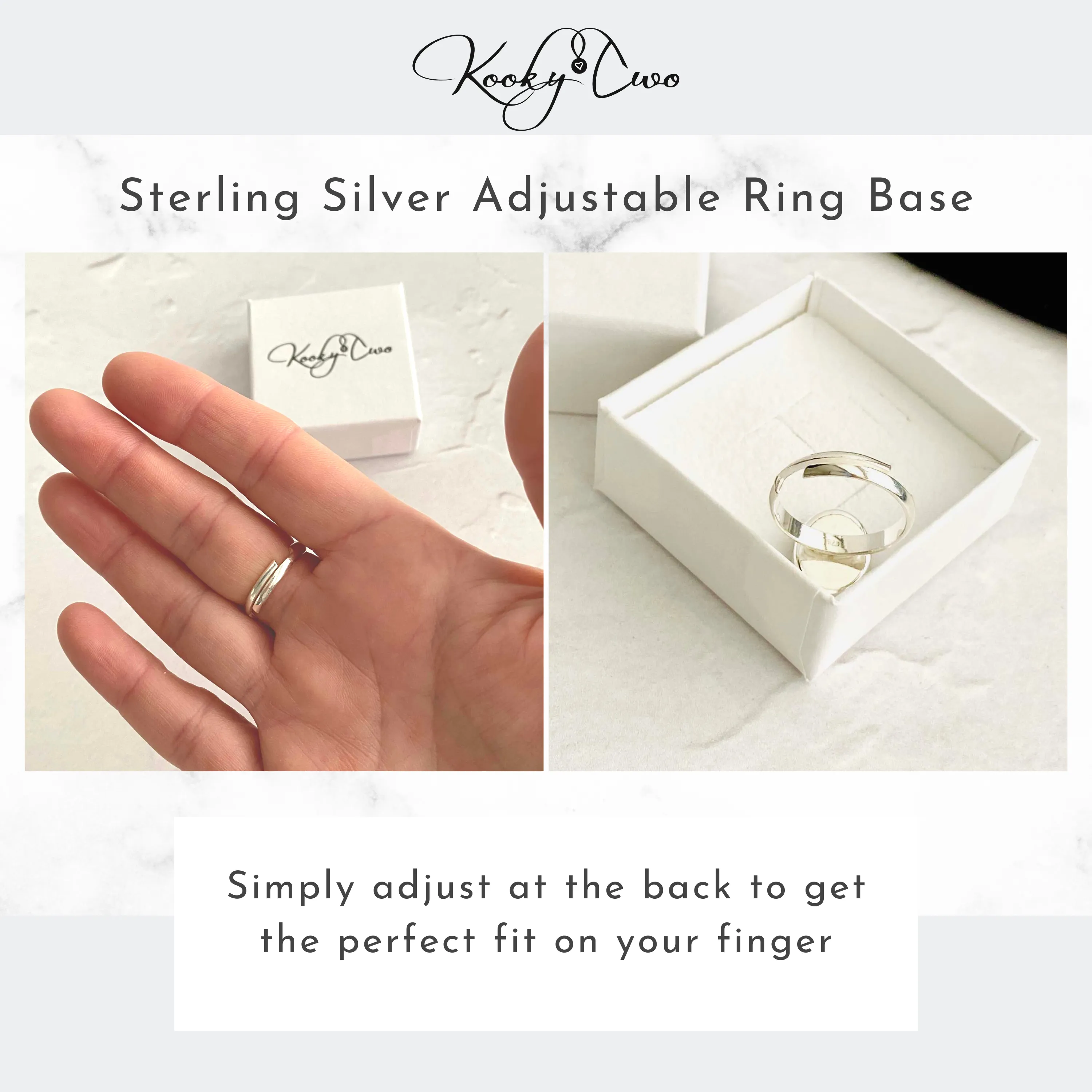 Amazonite Gemstone Ring - Adjustable