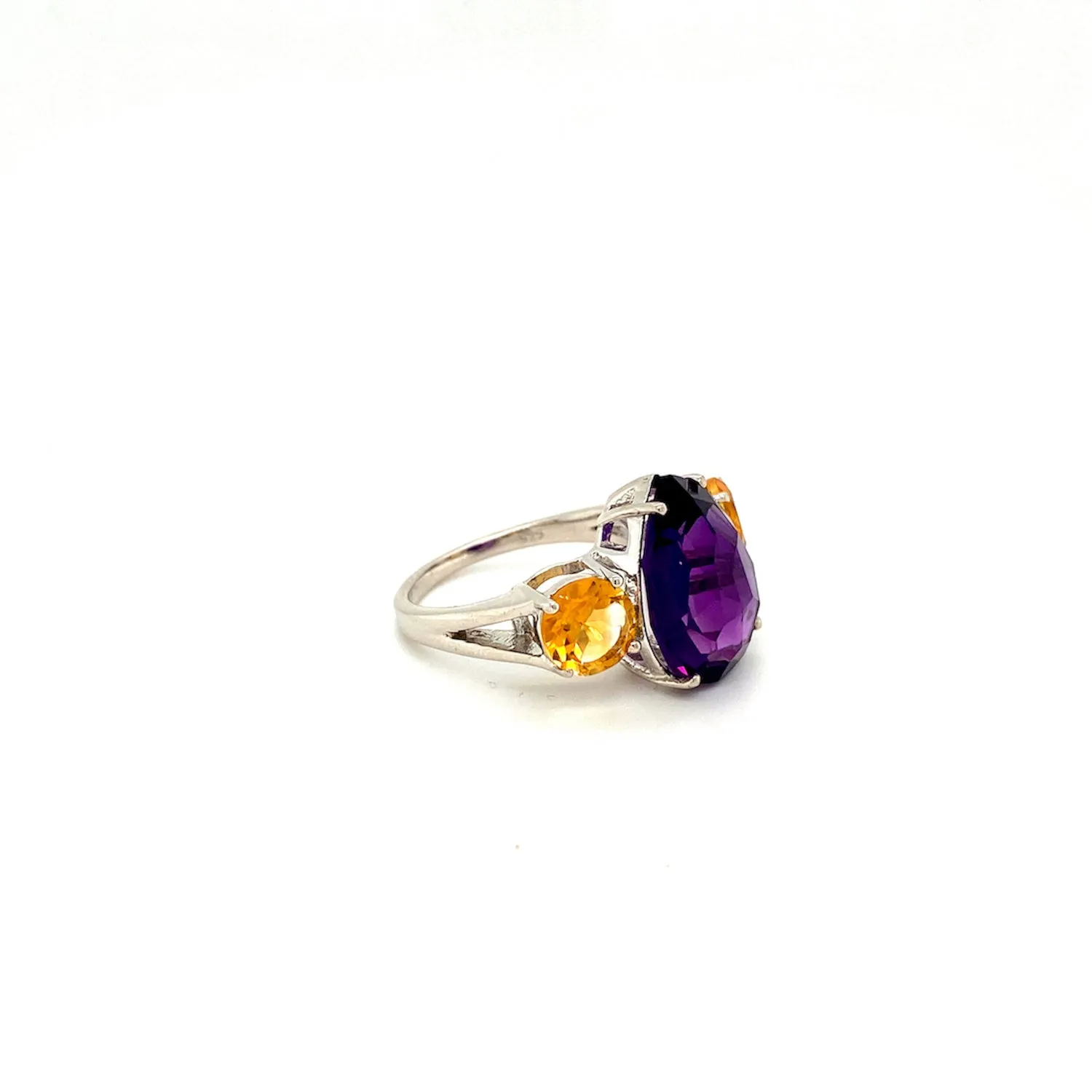 Amethyst Ring in .925 Sterling Silver - KSR 11345