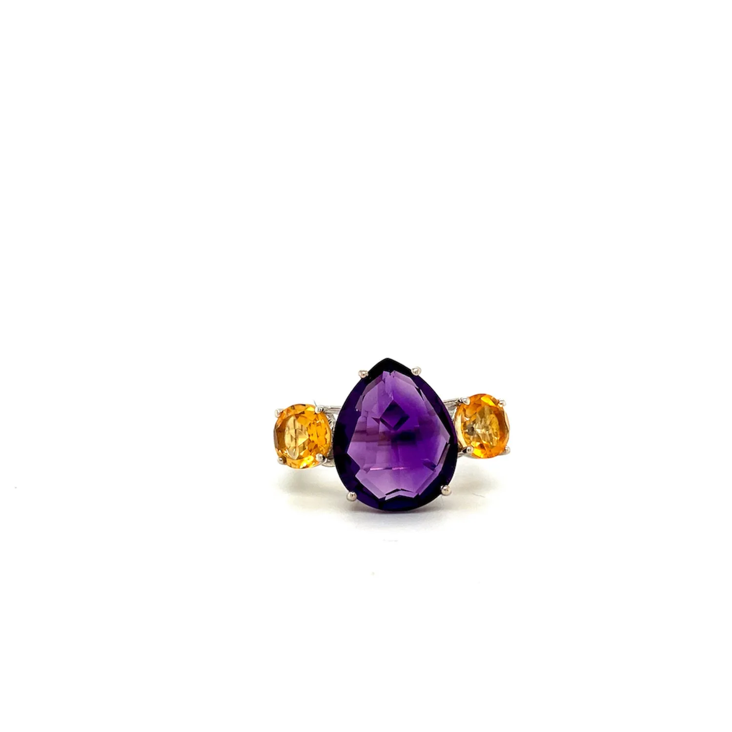 Amethyst Ring in .925 Sterling Silver - KSR 11345