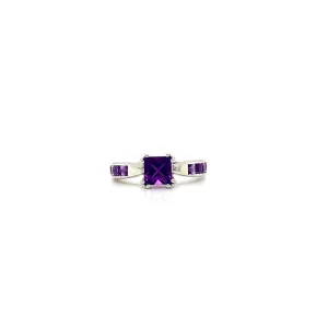 Amethyst Ring in .925 Sterling Silver - KSR 13179
