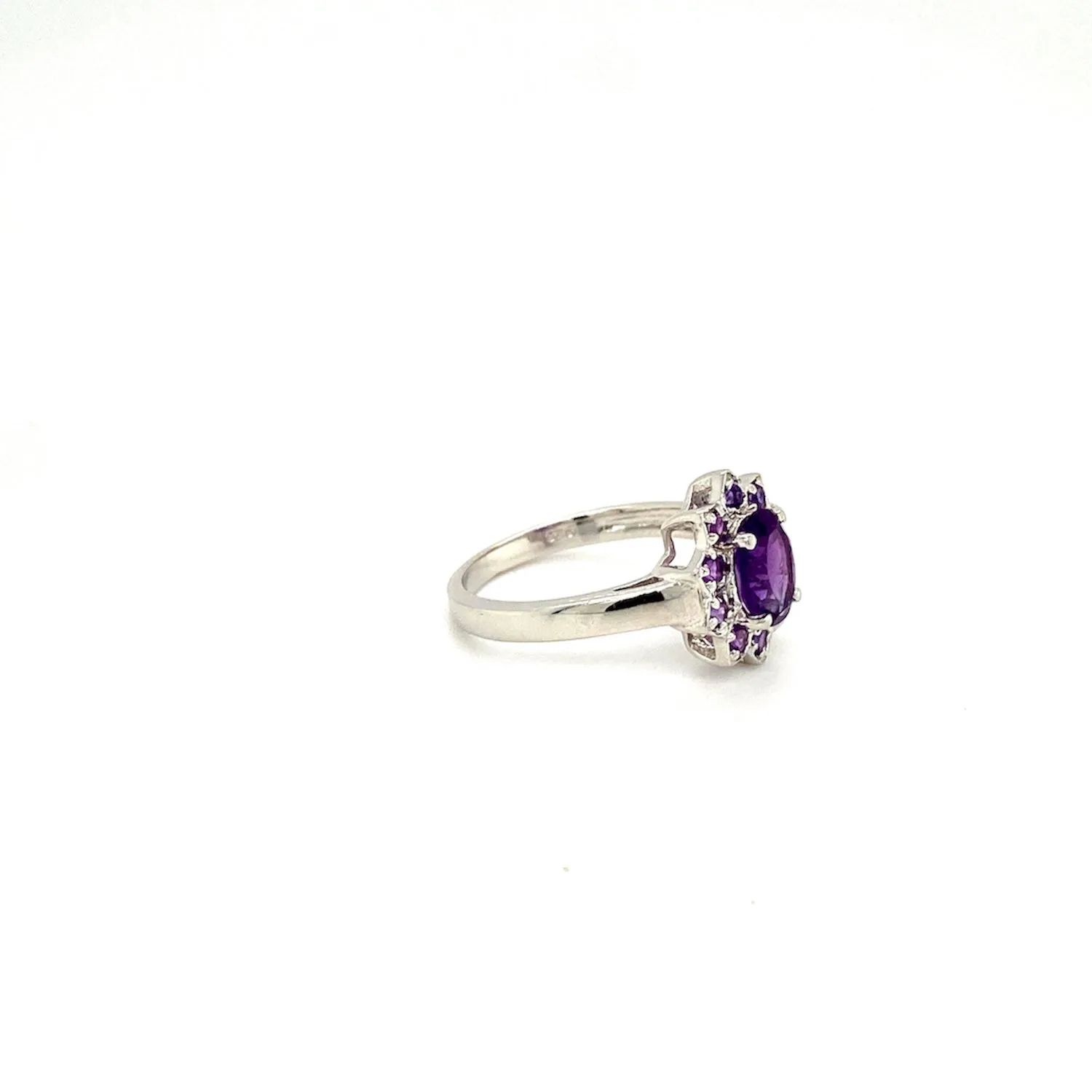 Amethyst Ring in .925 Sterling Silver - KSR 13683