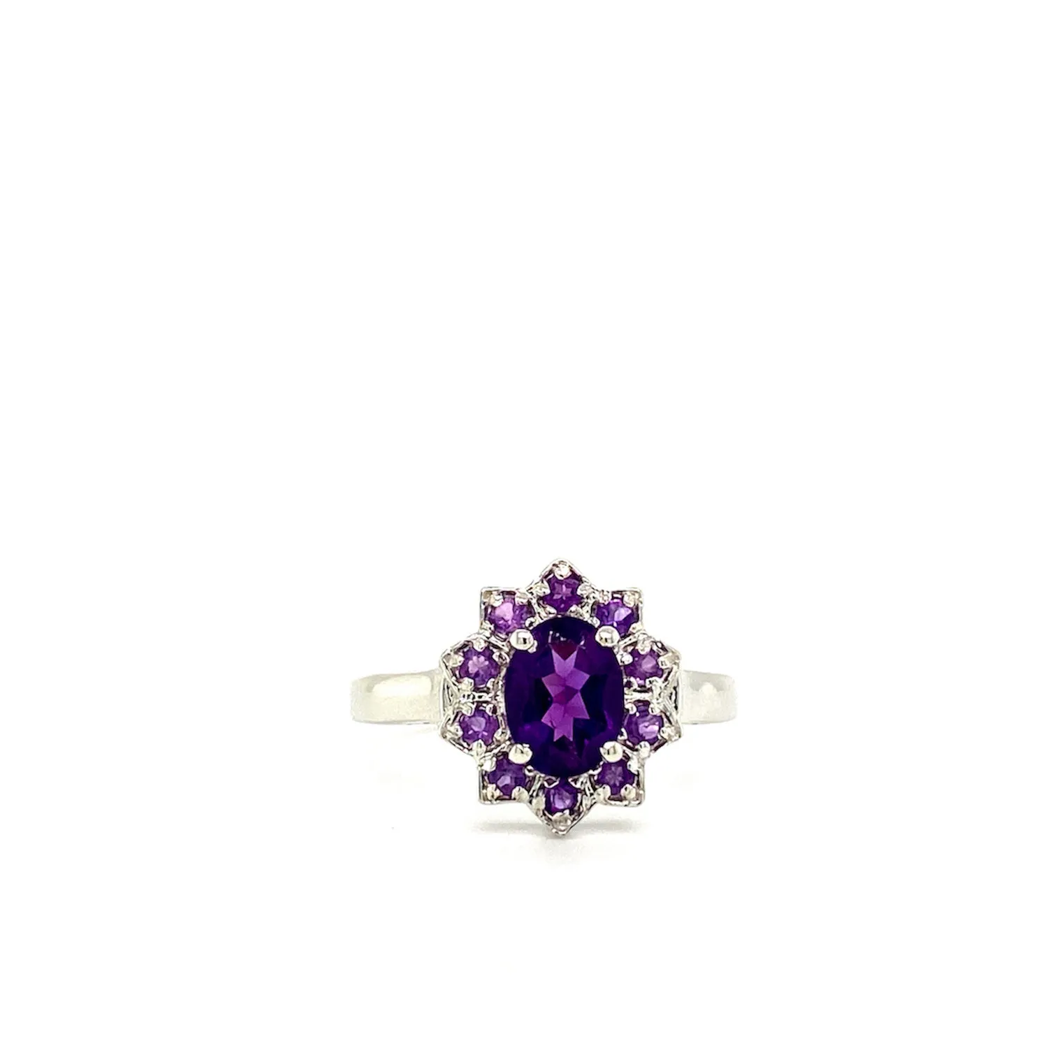 Amethyst Ring in .925 Sterling Silver - KSR 13683