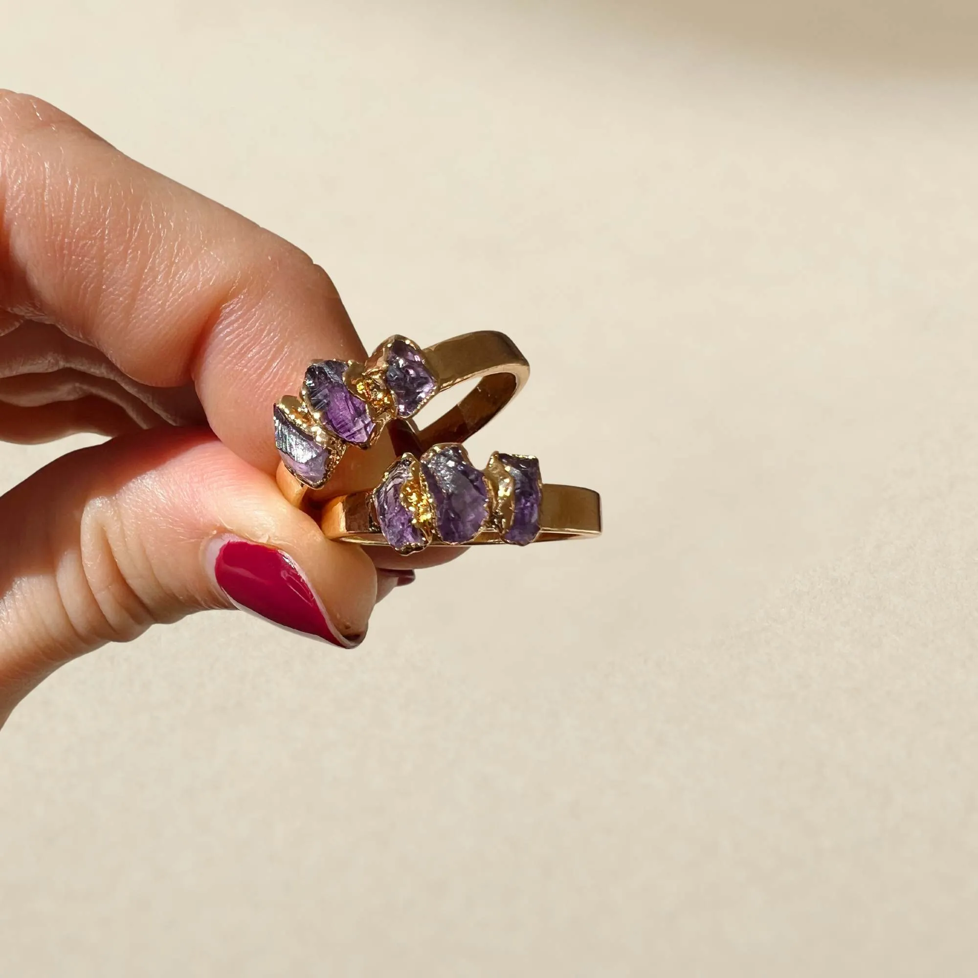 Amethyst Ring - Size 10 - SS01