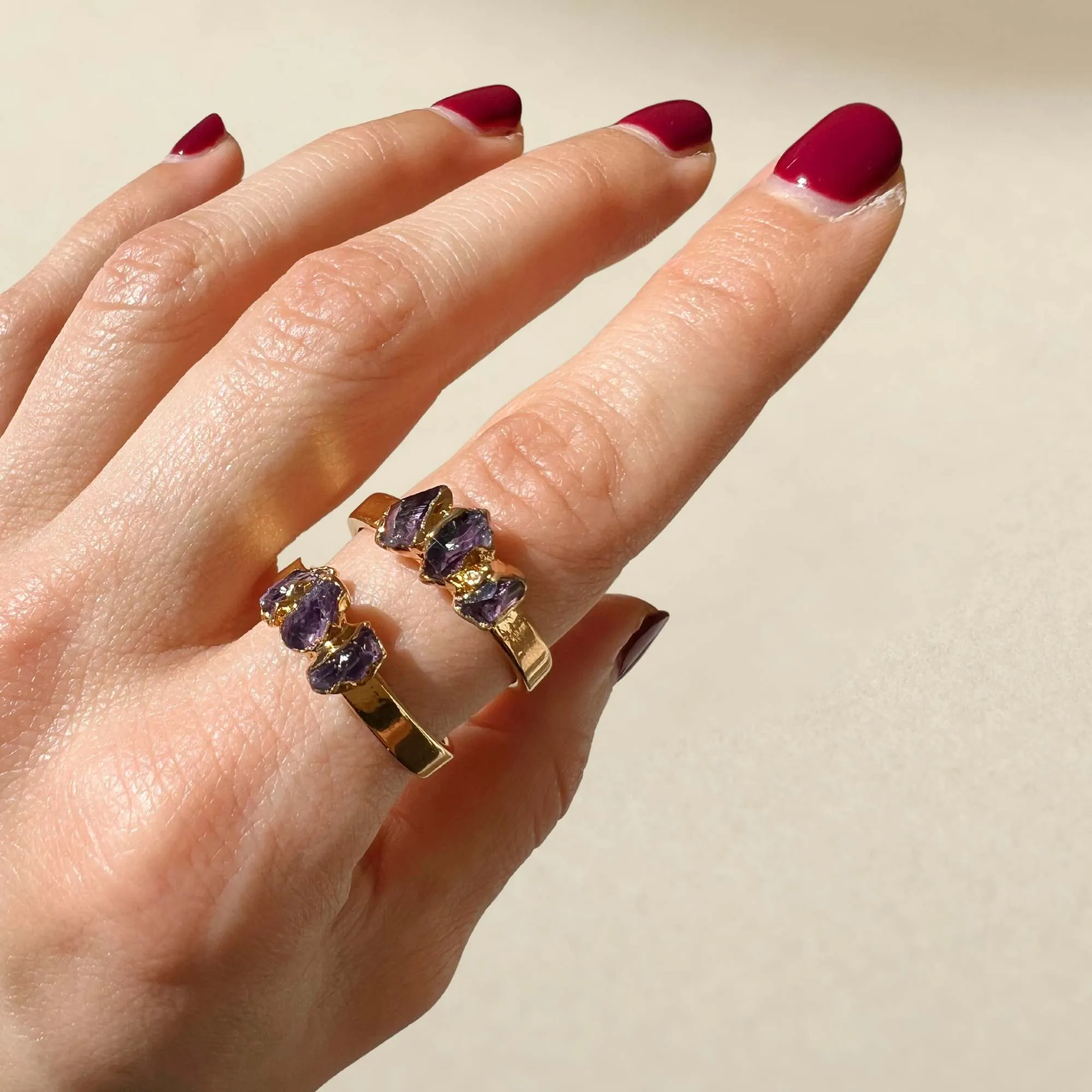 Amethyst Ring - Size 10 - SS01