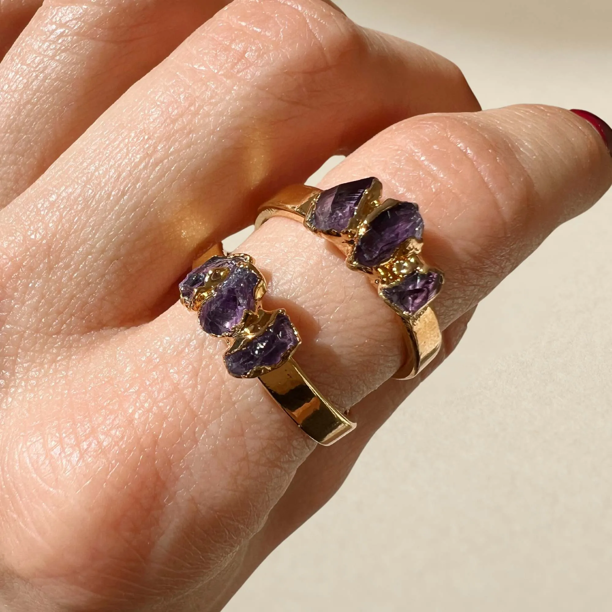 Amethyst Ring - Size 10 - SS01