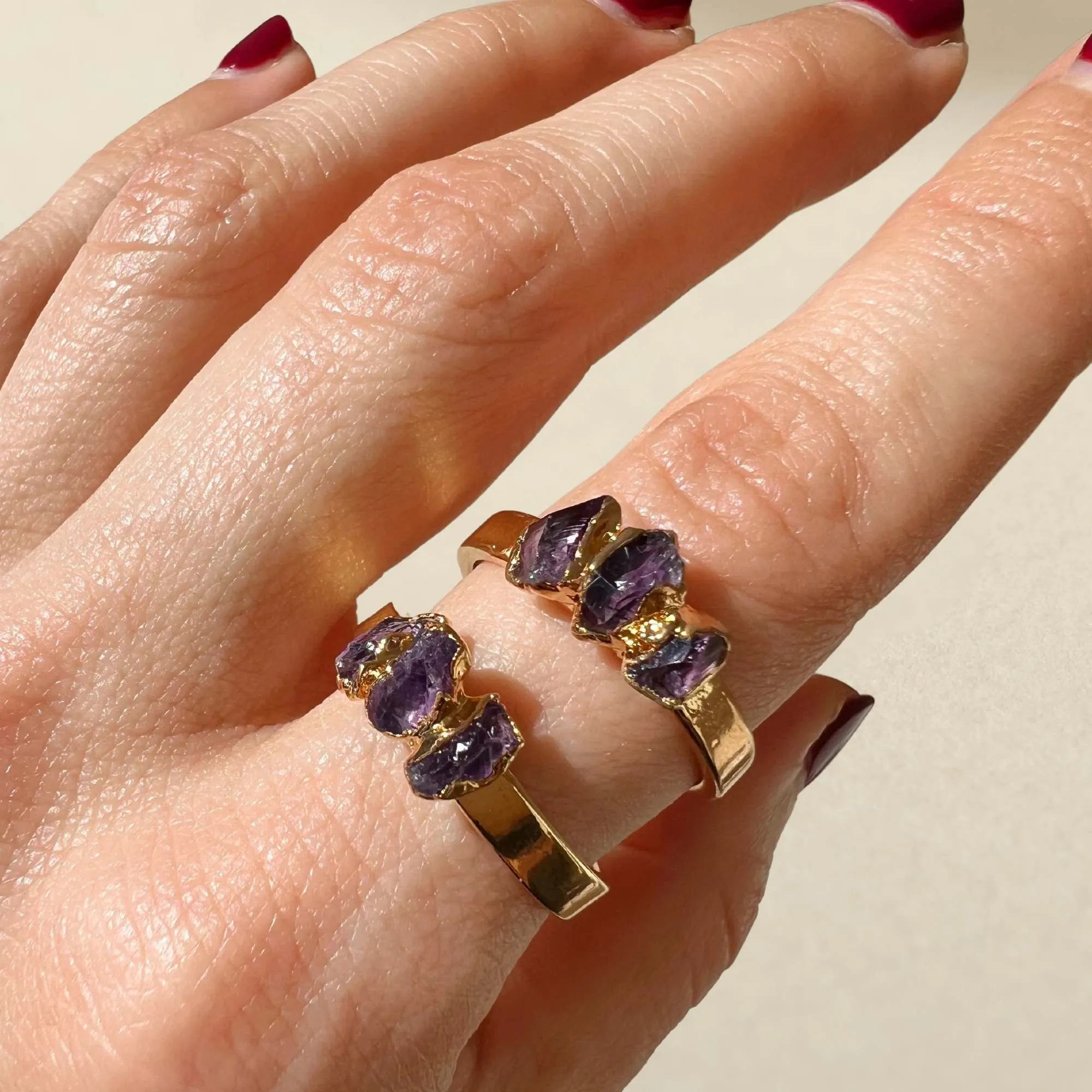Amethyst Ring - Size 10 - SS01