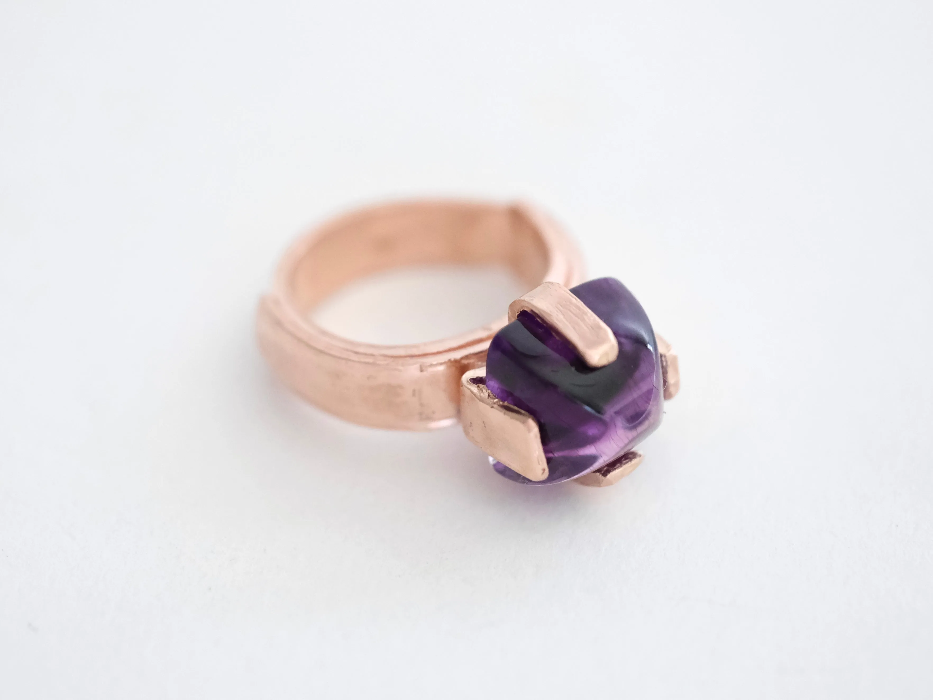 Amethyst Rose Gold Ring