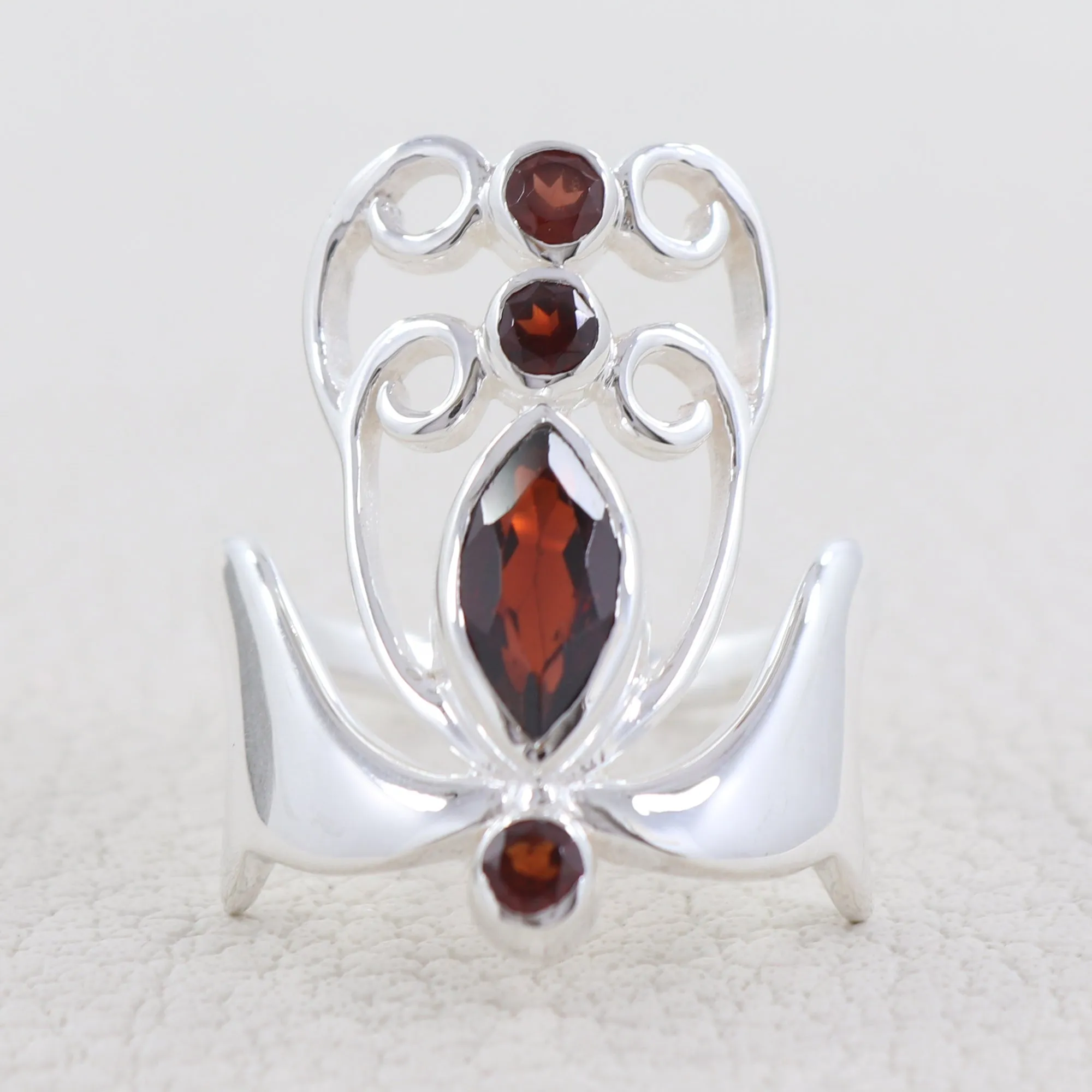 Amethyst Silver Ring