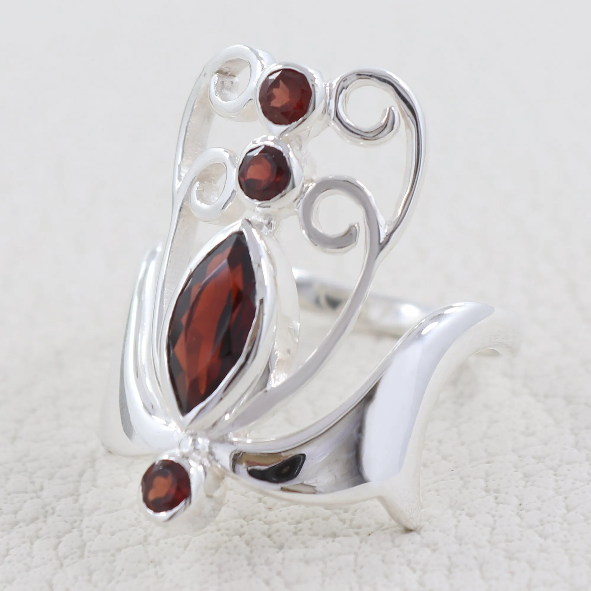 Amethyst Silver Ring