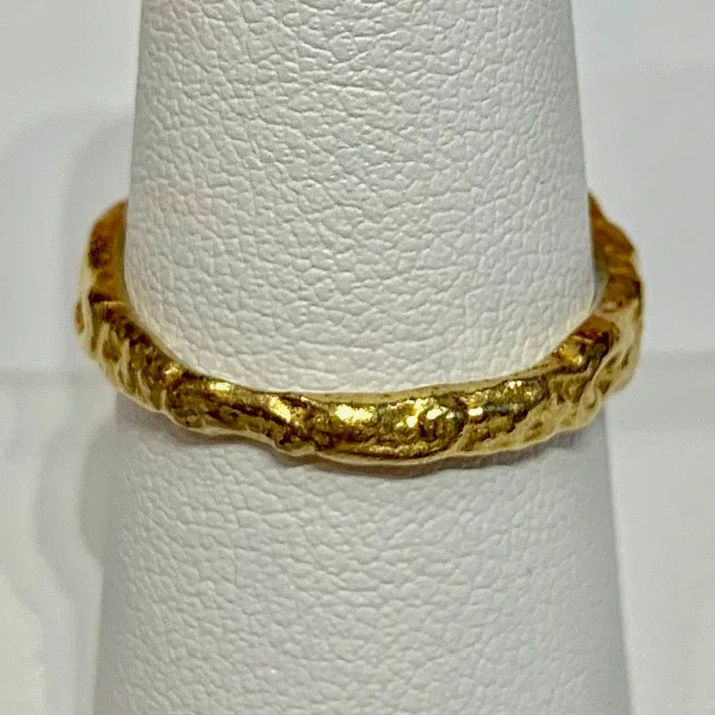 Amethyst Stack Ring - 24K Gold & Silver