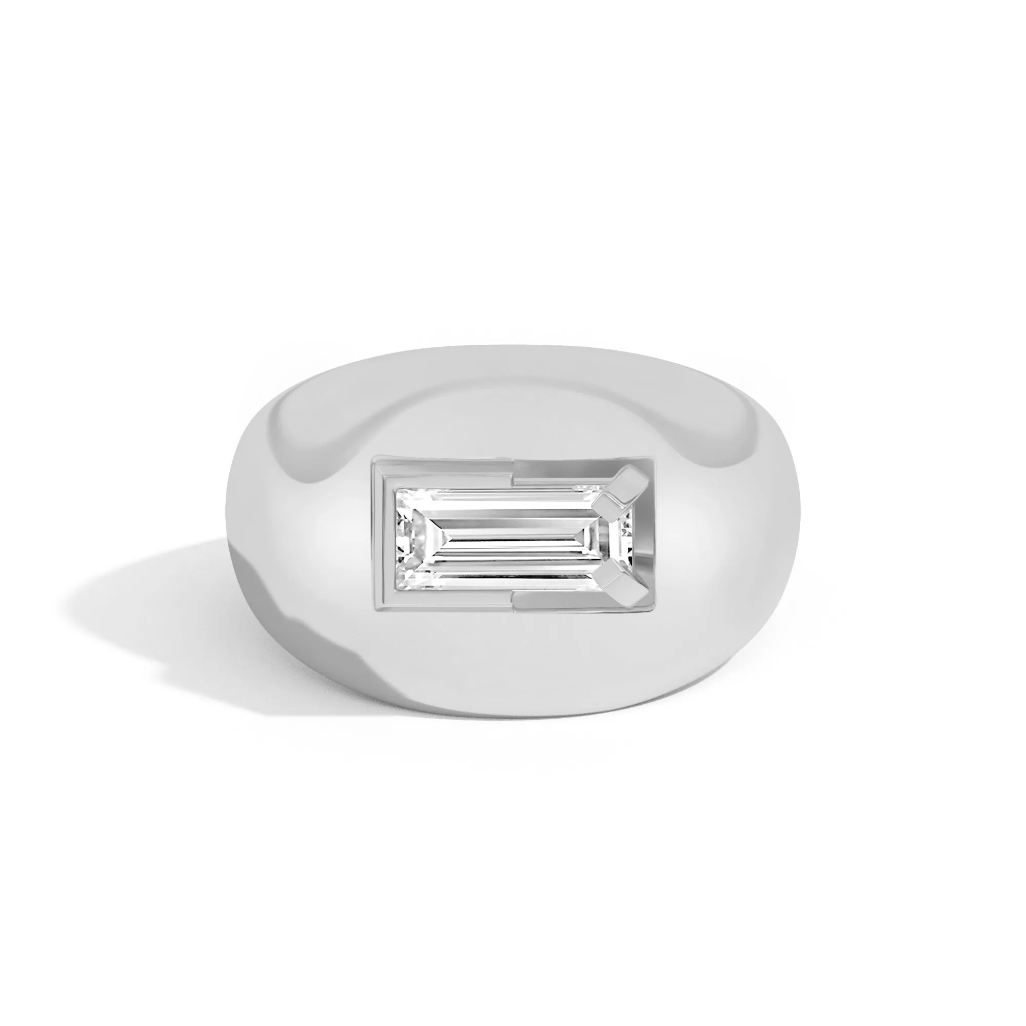 Ando Baguette Negative Space Bombe Ring