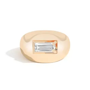 Ando Baguette Negative Space Bombe Ring