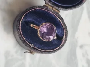 antique Georgian amethyst | Solid 9k gold ring