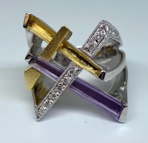 Art Deco Denny Wong Designer Ring