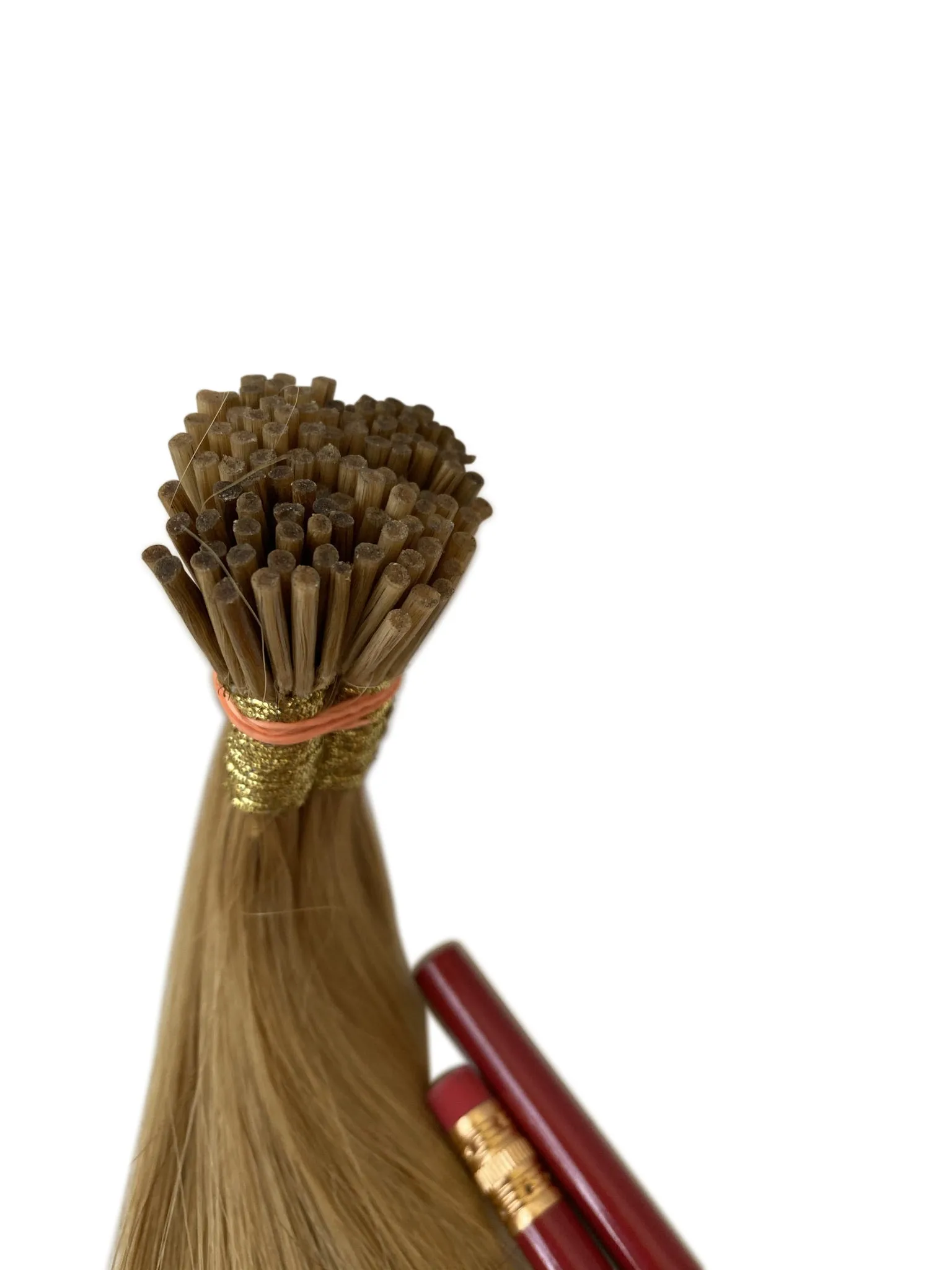 Ash Blonde Natural Straight Hair Micro Tips