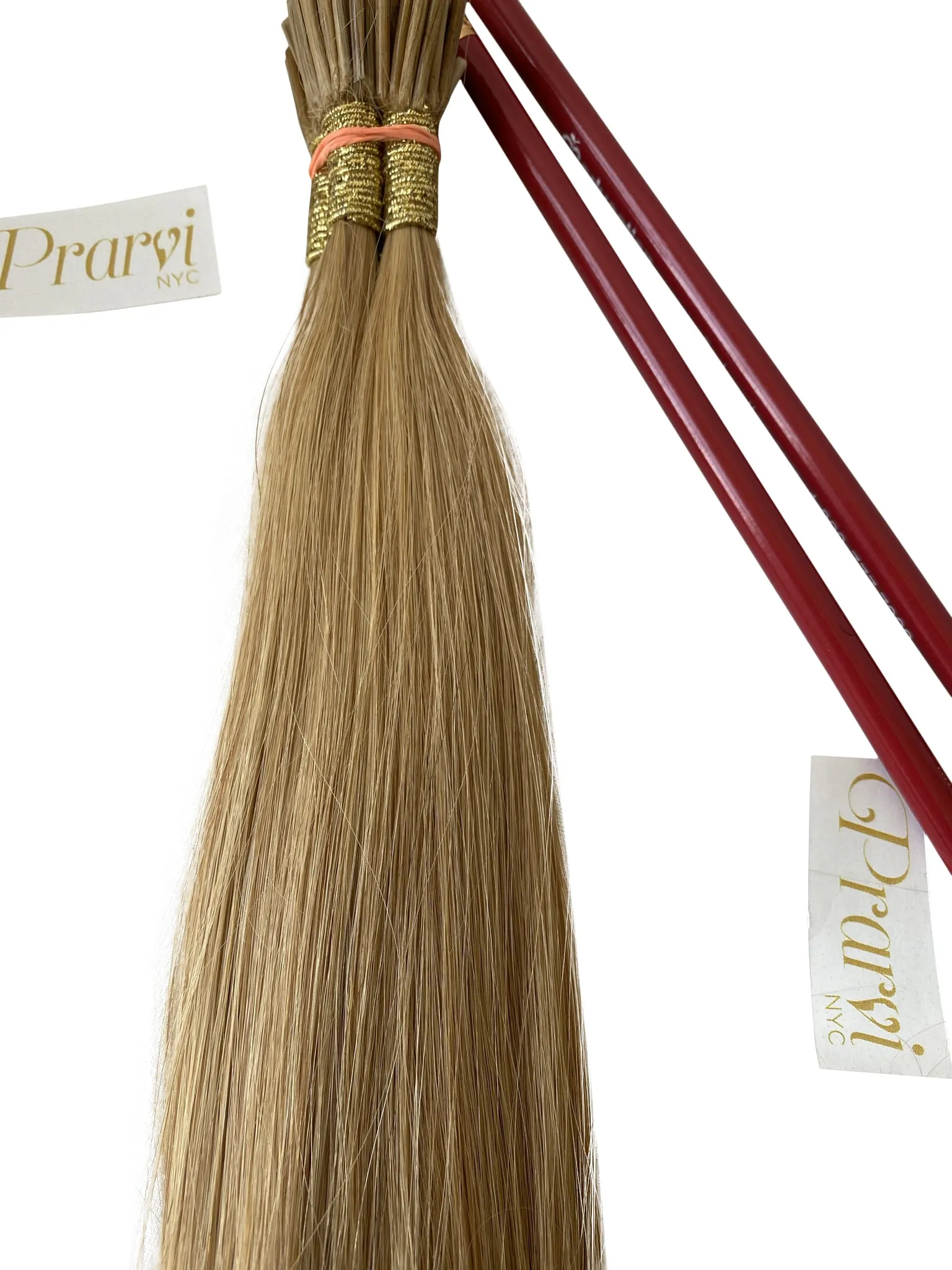 Ash Blonde Natural Straight Hair Micro Tips