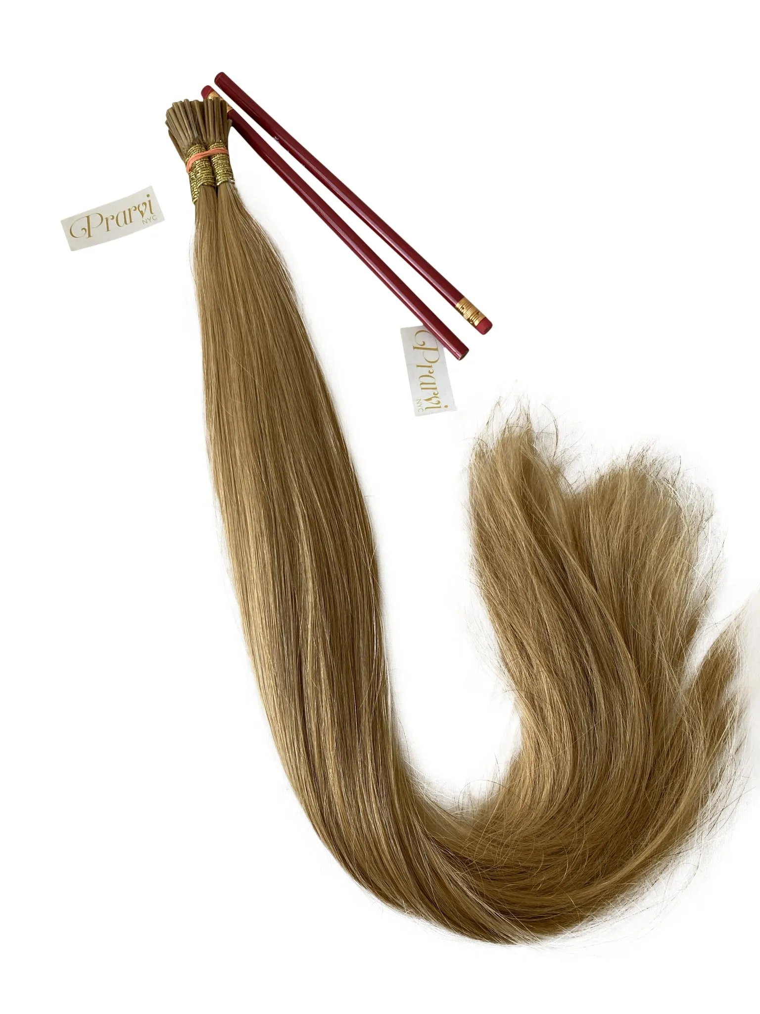 Ash Blonde Natural Straight Hair Micro Tips