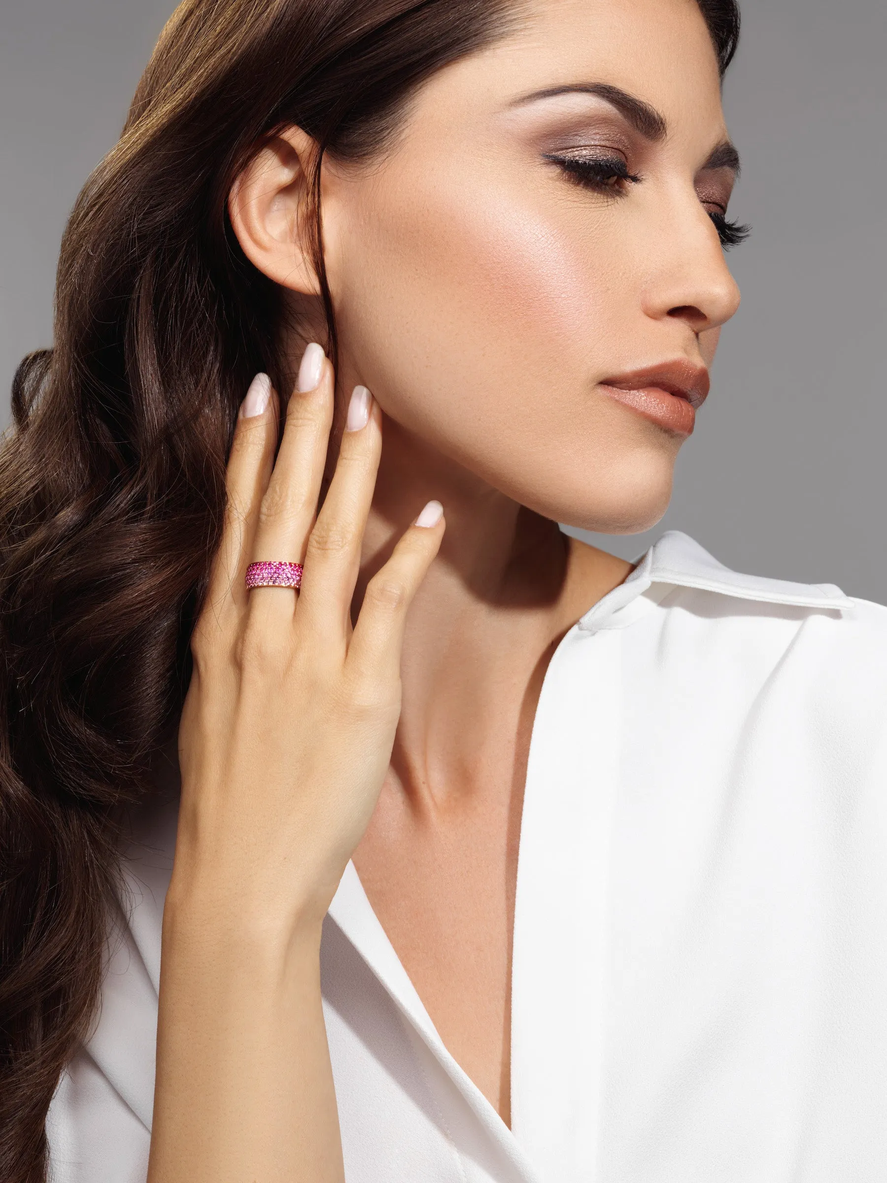 Baby Flamingo Ombre Cigar Ring