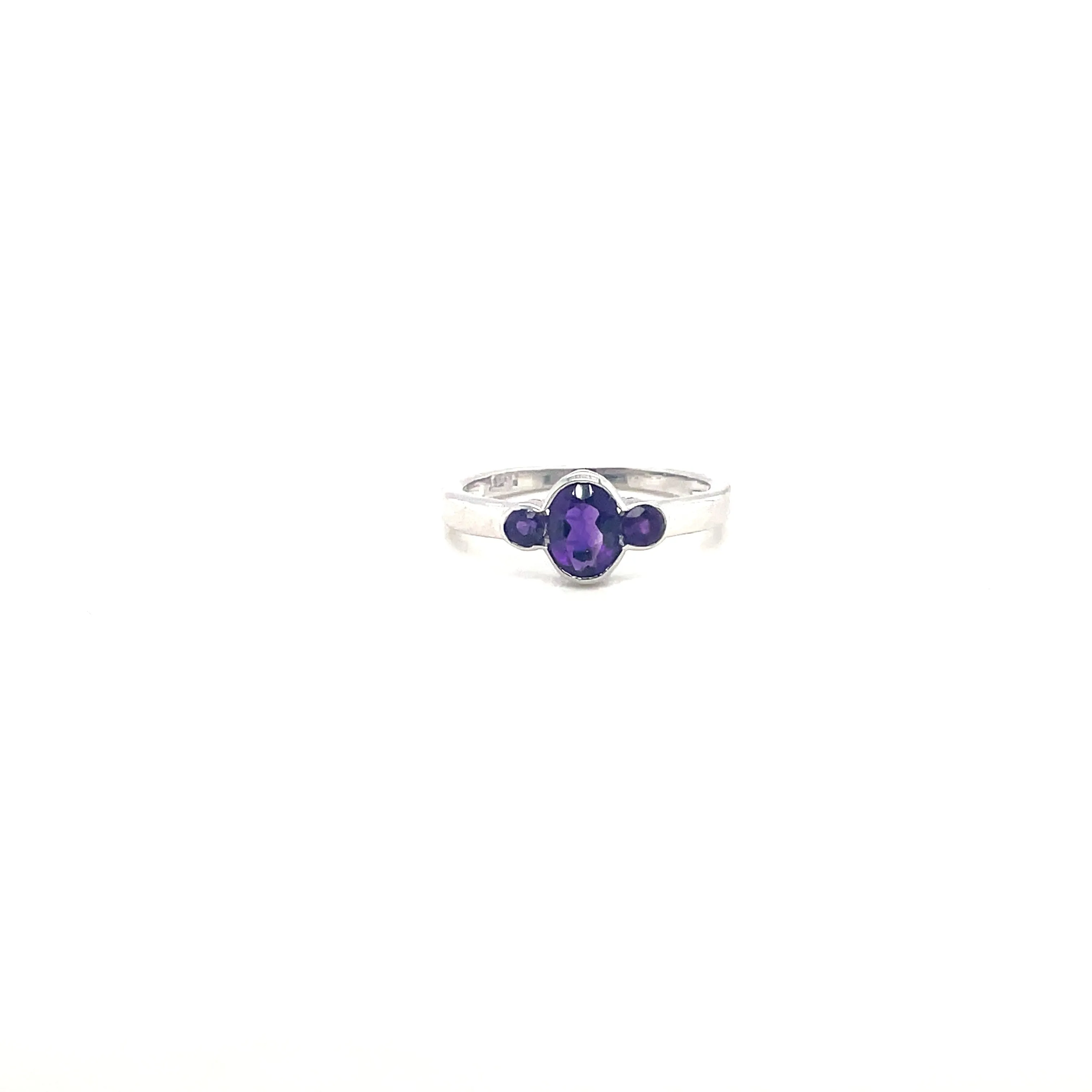 Blue Topaz Ring in .925 Sterling Silver - KSR 14953