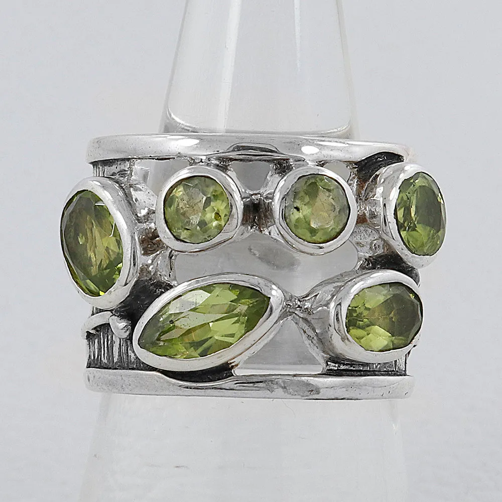 Blue Topaz Silver Ring