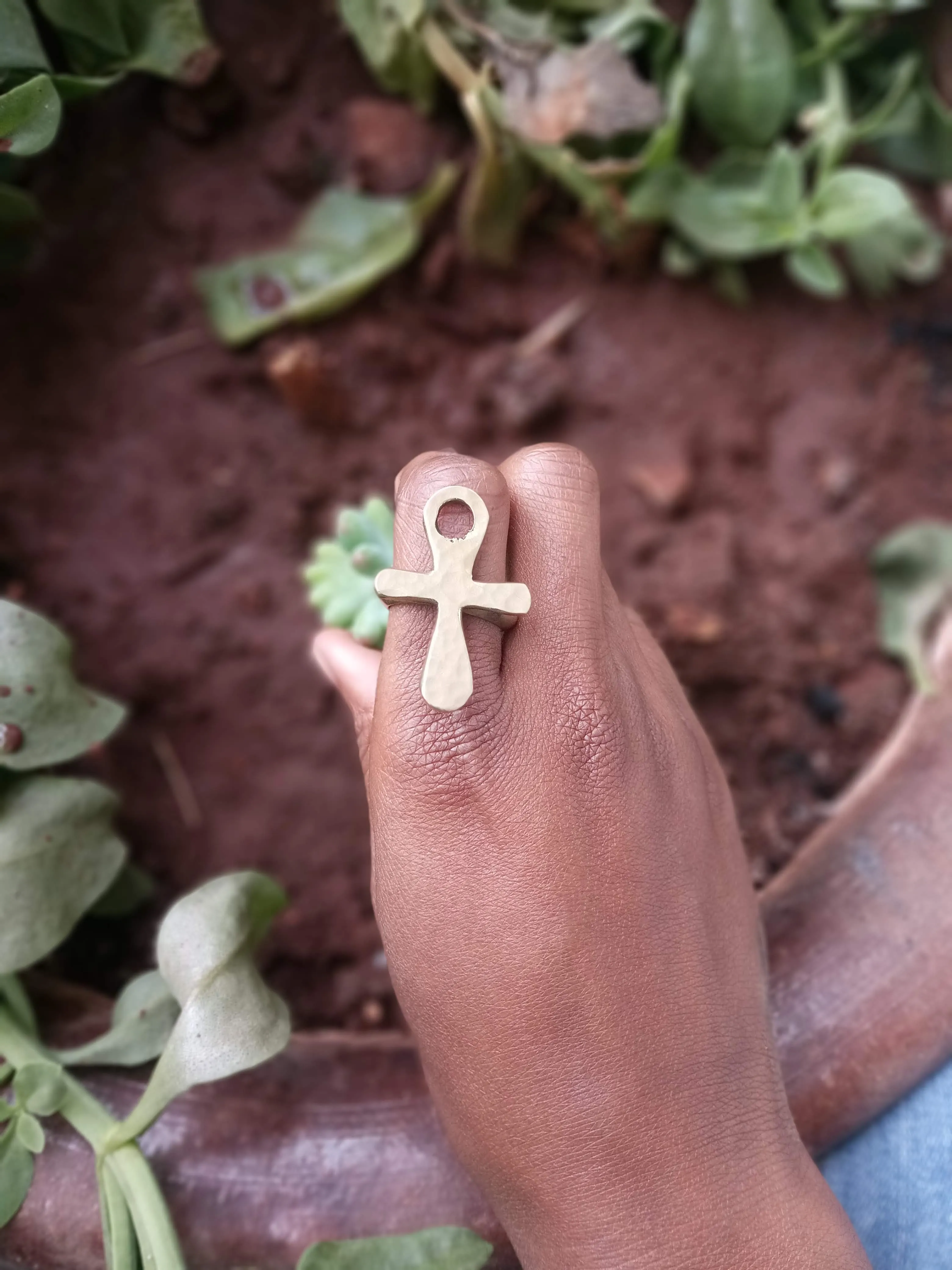 Brass Rings | Adjustable|African  Geri's Bluffing Boutique