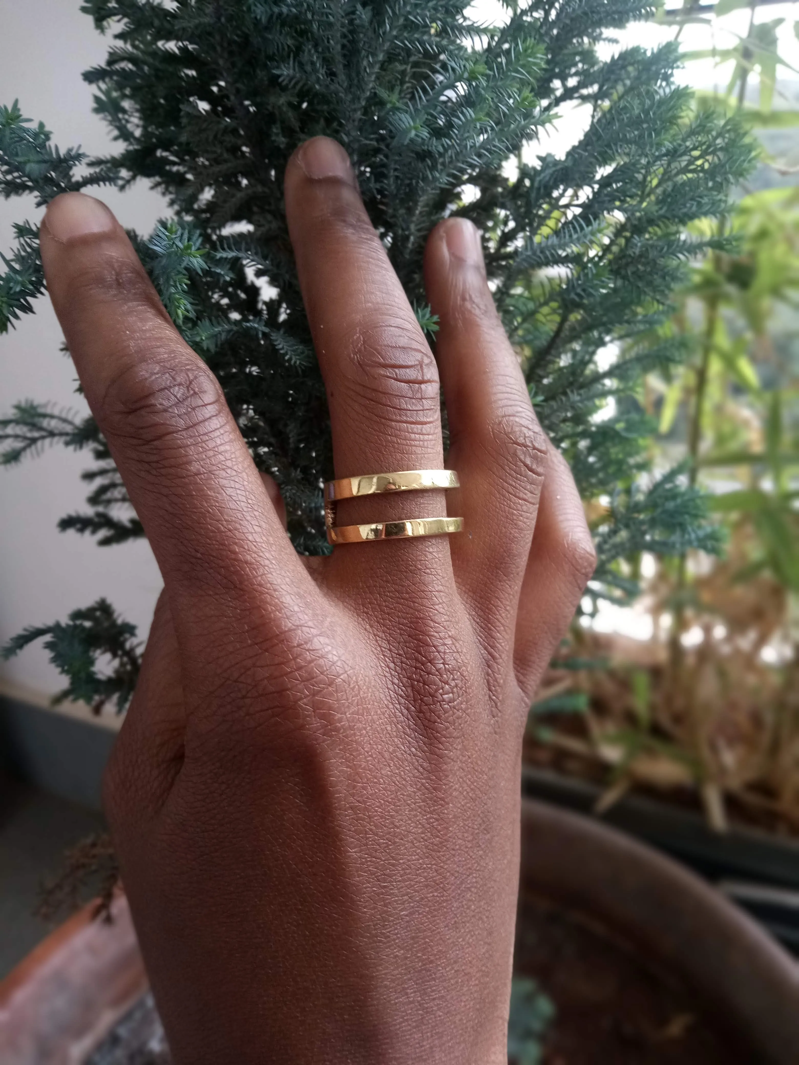 Brass Rings | Adjustable|African  Geri's Bluffing Boutique