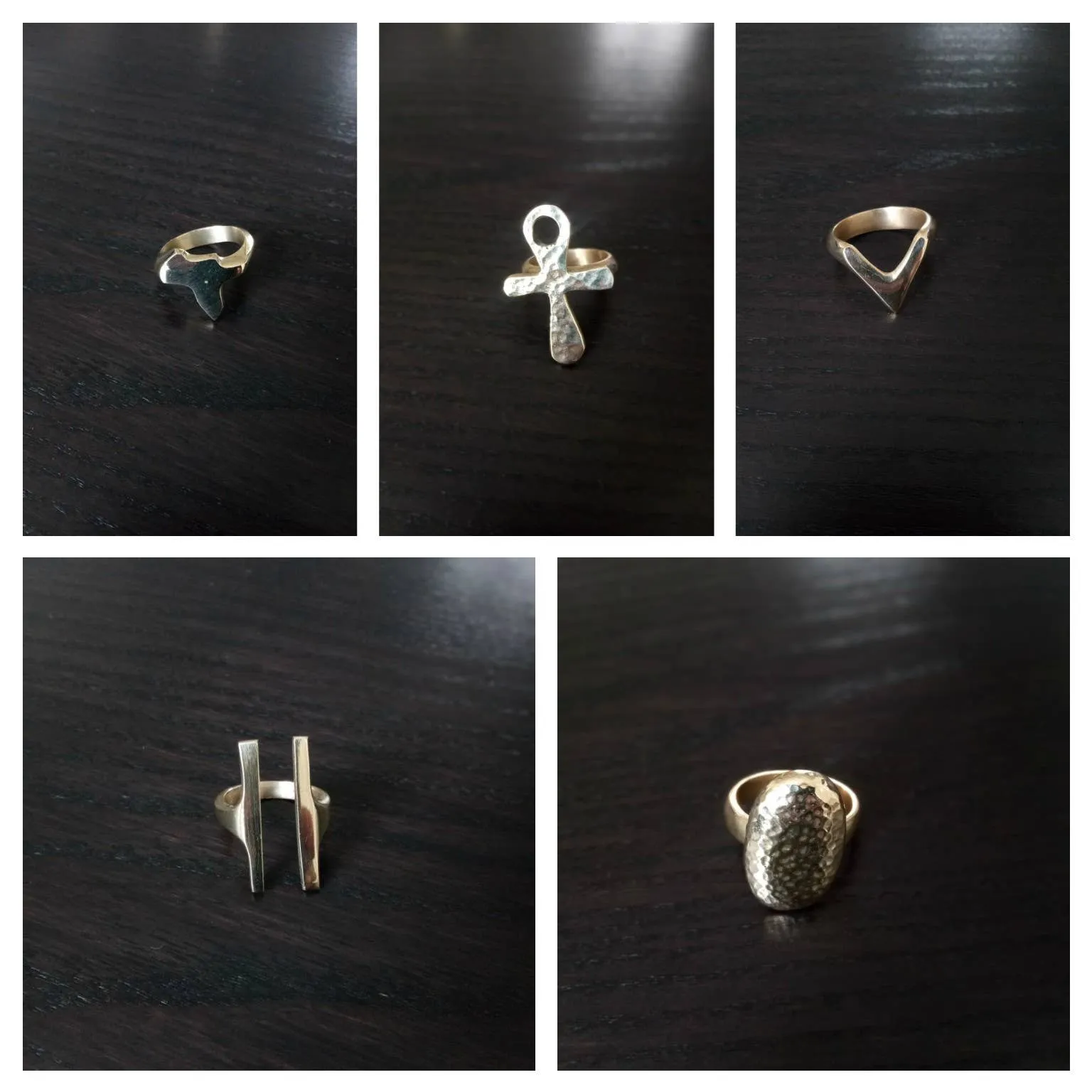 Brass Rings | Adjustable|African  Geri's Bluffing Boutique