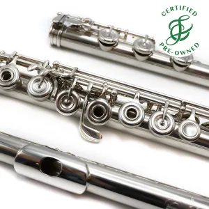 Burkart Elite Flute #1220 - 5/95 flute, offset G, split E mechanism, C# trill key, D# roller