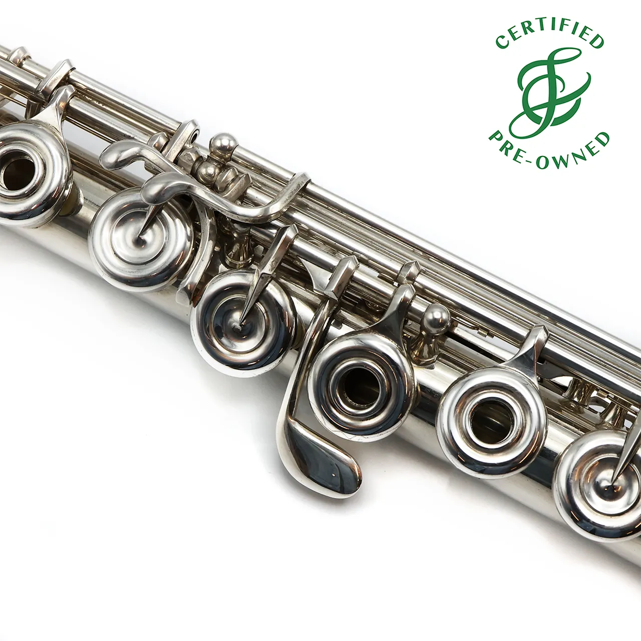 Burkart Elite Flute #1220 - 5/95 flute, offset G, split E mechanism, C# trill key, D# roller