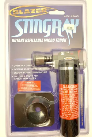 Butane refillable micro torch