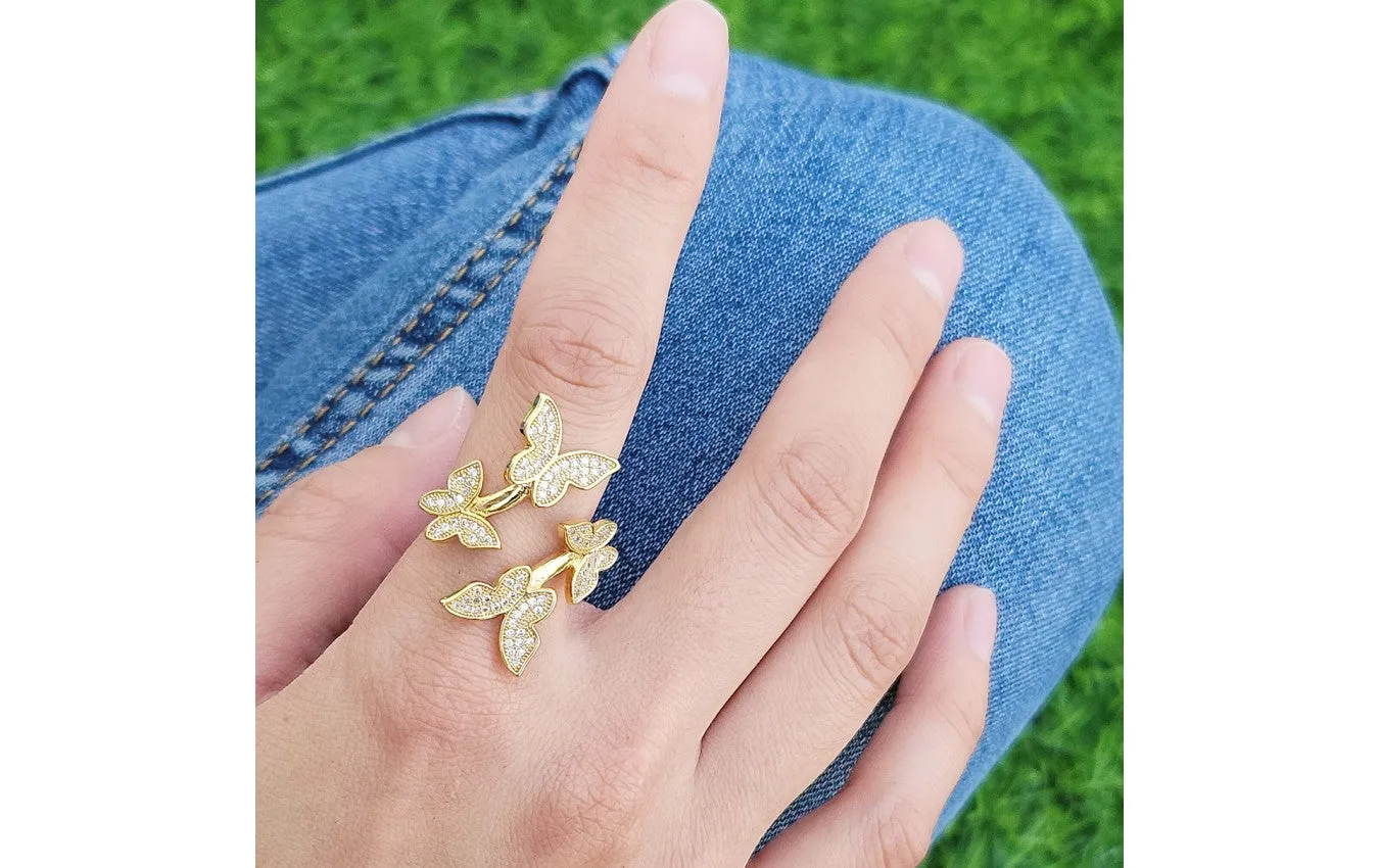 Butterfly Flutter Ring