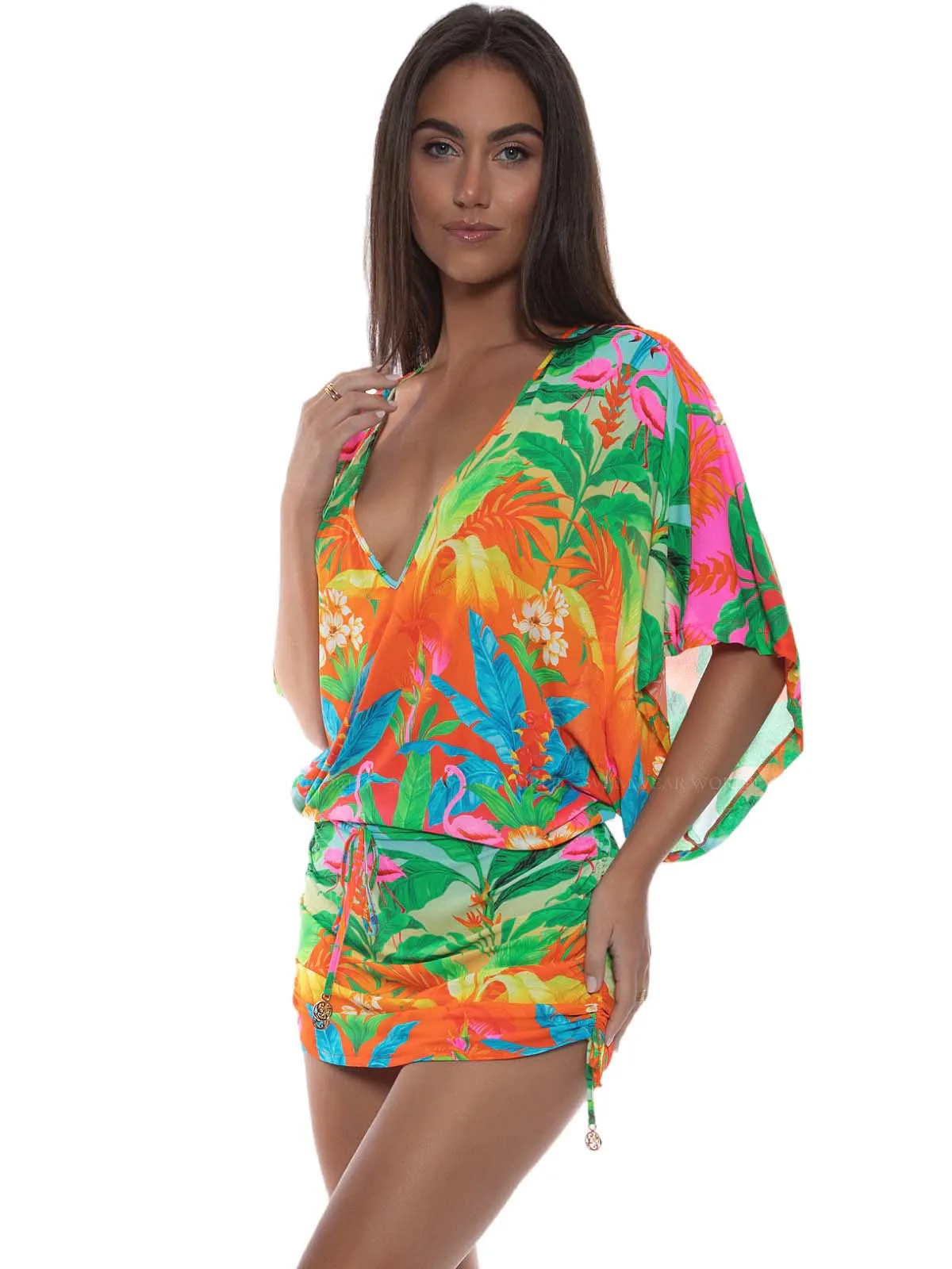 Cabana V Neck Dress ::RET