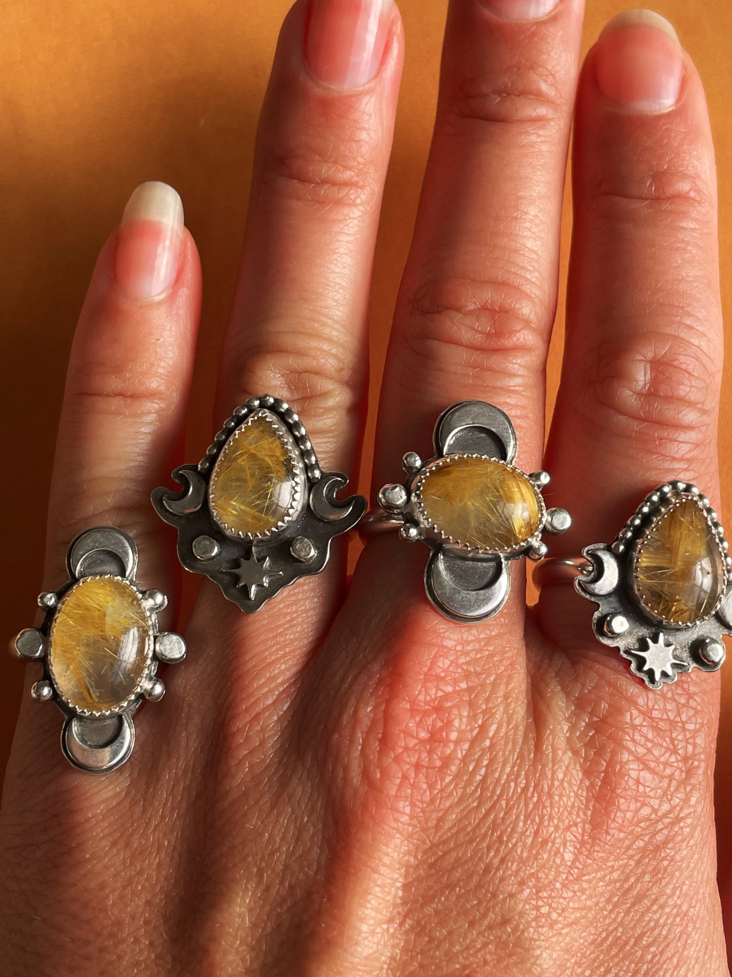 Captivating Crescent Ring - Size 6