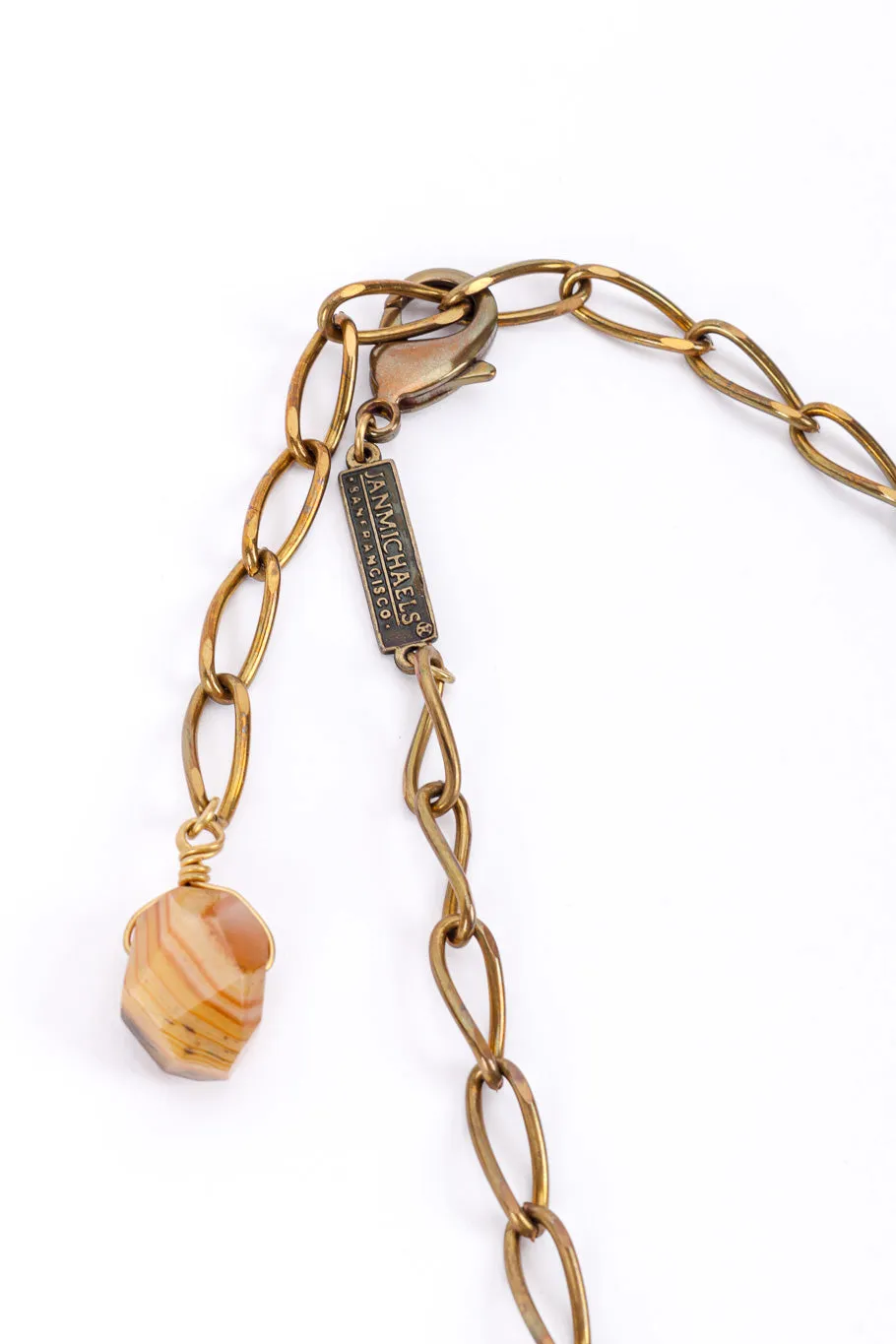 Carnelian Rings Necklace