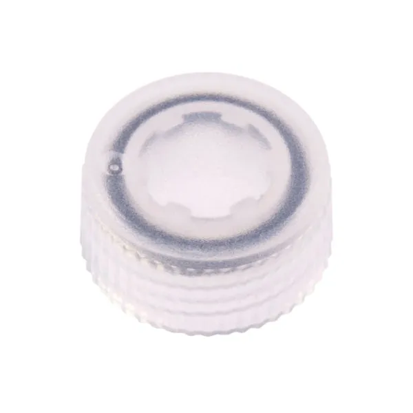 CELLTREAT 230842CS CAP ONLY, Screw Top Micro Tube Cap, O-Ring, Translucent, Clear, Sterile, 1000/pk
