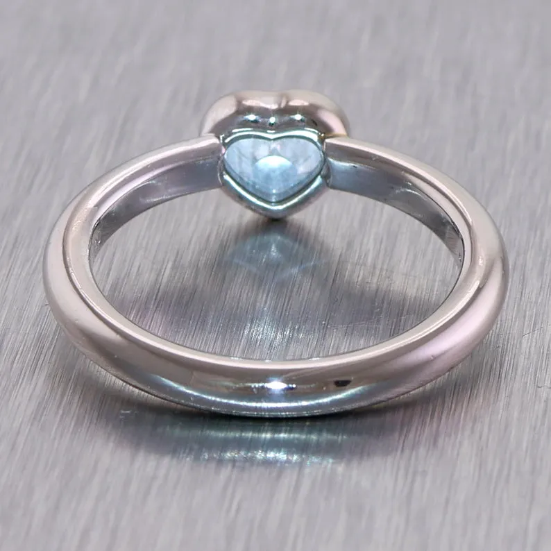 Chopard 18k White Gold My Happy Hearts Diamond Ring