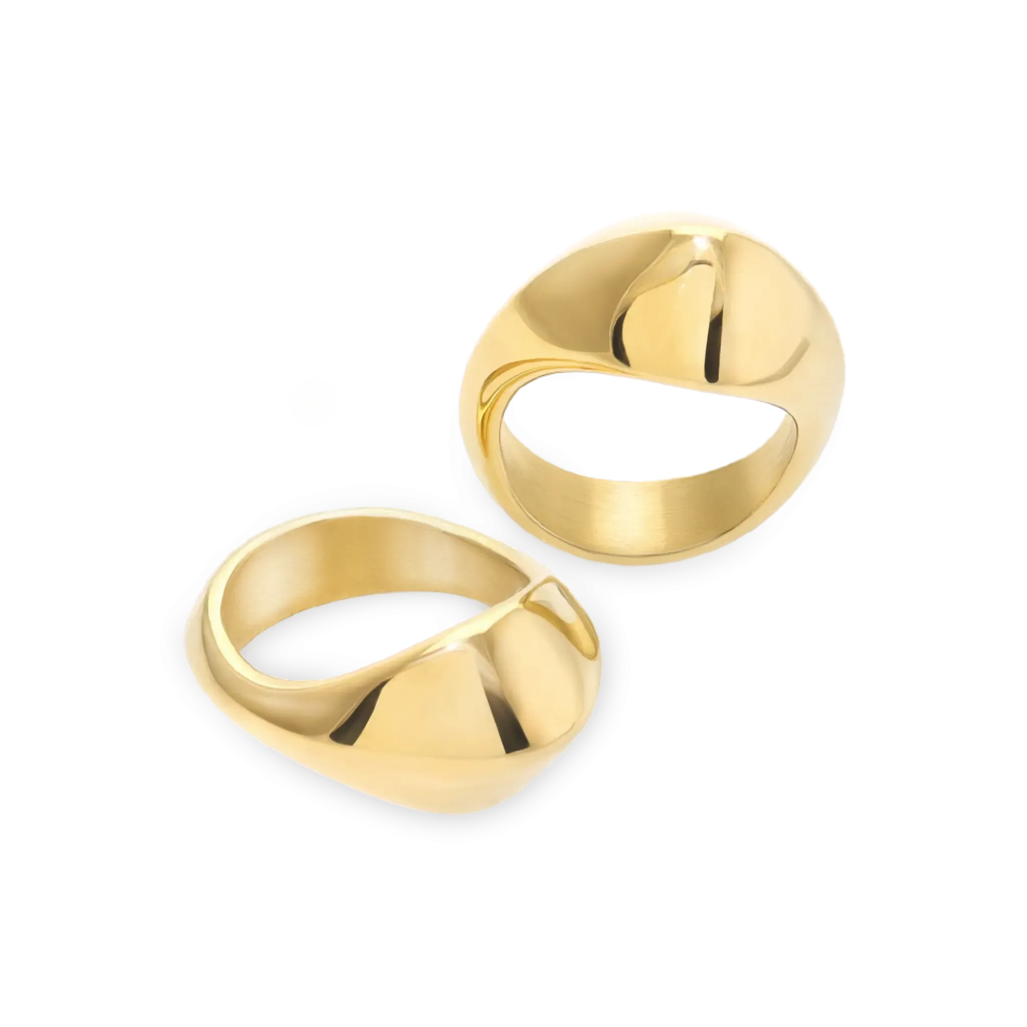 CHUNKY DOME RING SET